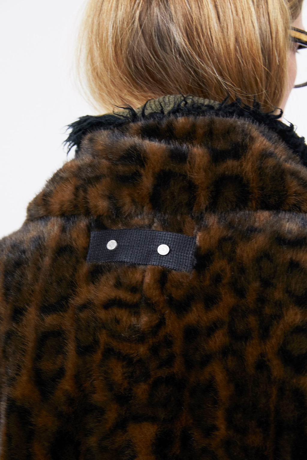 Andersson Bell - Unisex Leopard Fur Duffle Jacket (Brown) product image 6 | TRAB K-Fashion Australia