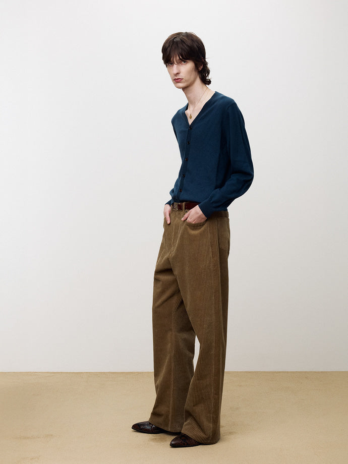 Tonywack - Super Fine Merino Wool Knit Cardigan (Dark Blue) product image 3 | TRAB K-Fashion Australia