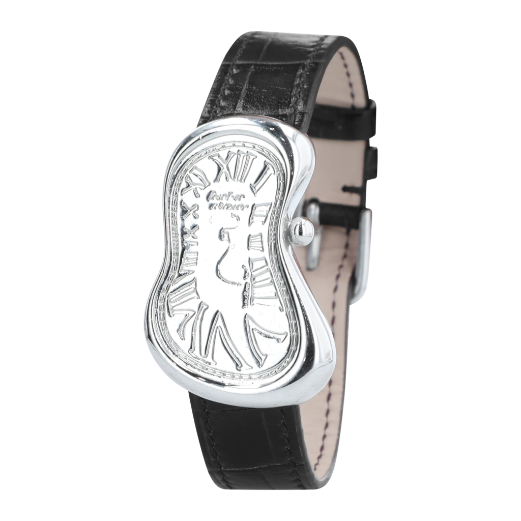 Towtow Archive - Timeless Twist Wristlet Black Strap Silver Pendant (OC) product image 3 | TRAB K-Fashion Australia