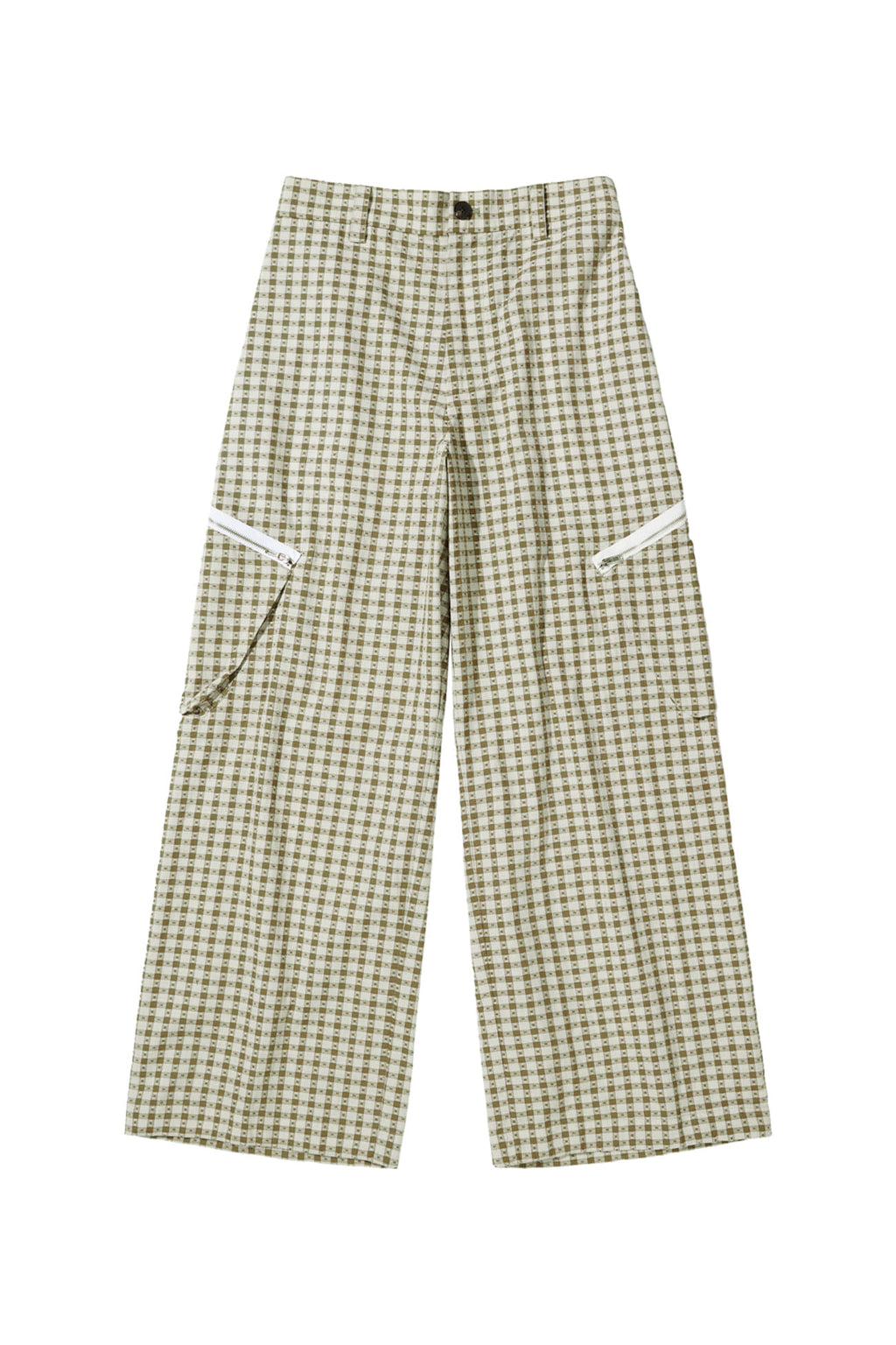Deinet - Deinet Check Cargo String Pants (Beige) product image 1 | TRAB K-Fashion Australia