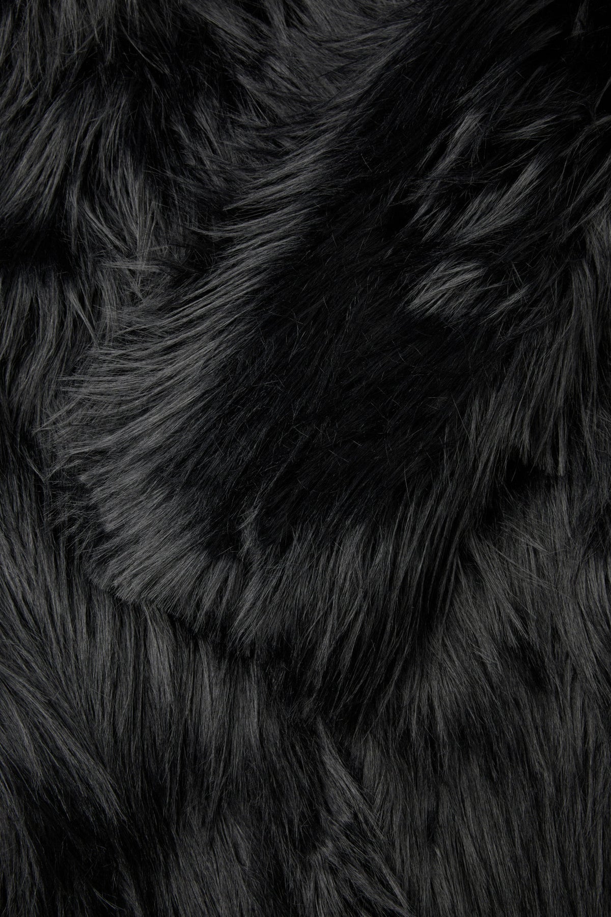 Coor - Long Hair Faux Fur Coat (Black) product image 6 | TRAB K-Fashion Australia