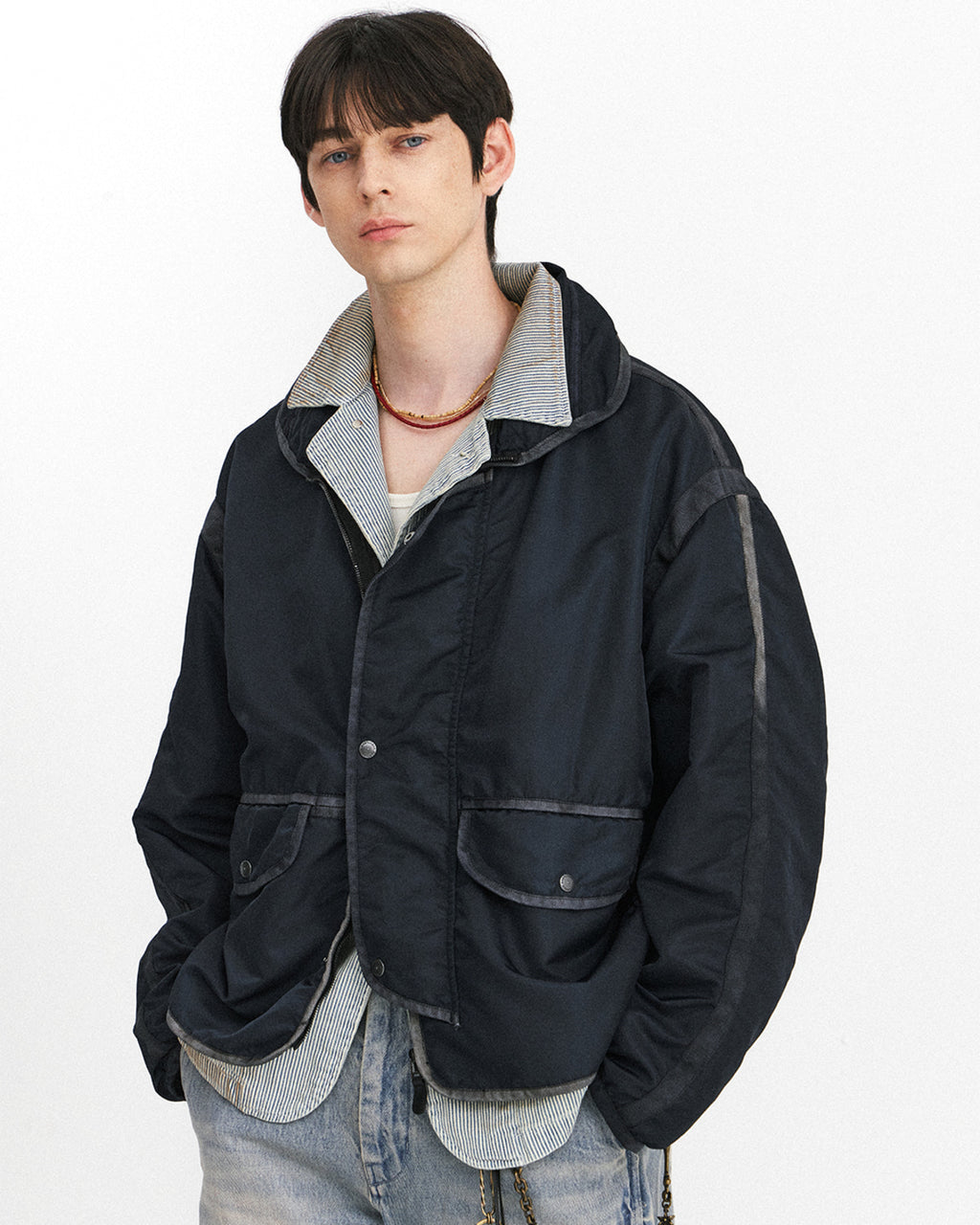 Eastlogue - Astro Fading Jumper (Navy) product image 2 | TRAB K-Fashion Australia