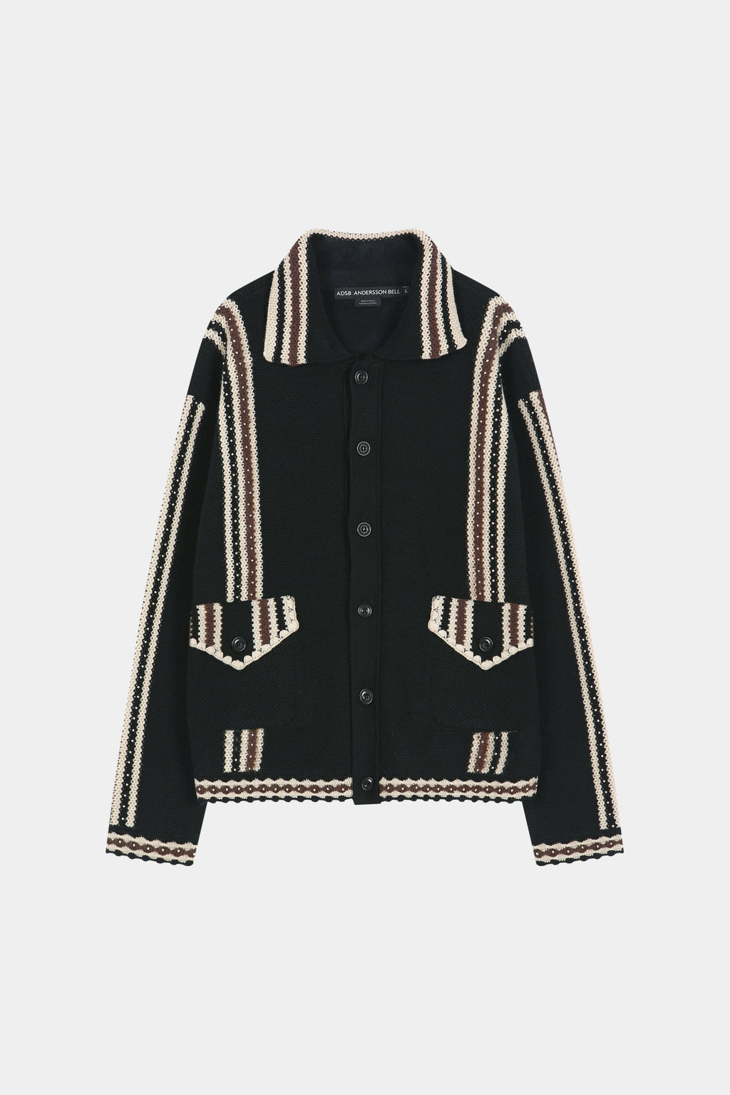Andersson Bell - Fantasia 26 Heavy Wool Cardigan (Black) product image 9 | TRAB K-Fashion Australia