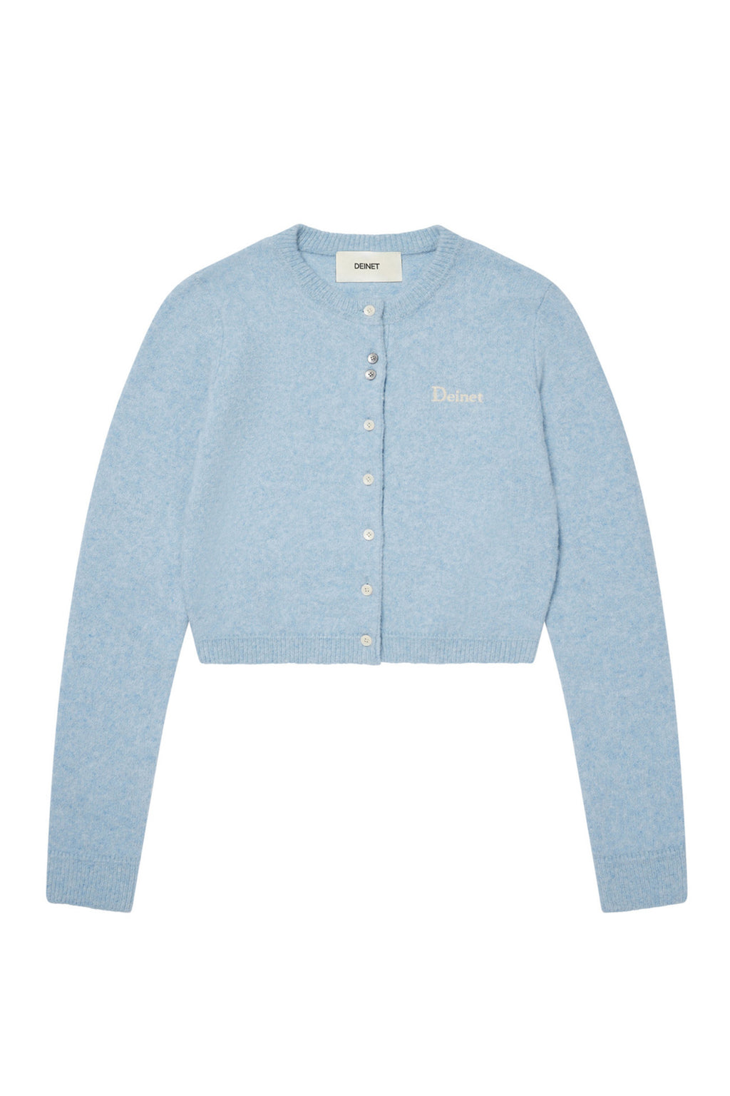 Deinet - Alpaca Round Knit Cardigan (Light Blue) product image 4 | TRAB K-Fashion Australia
