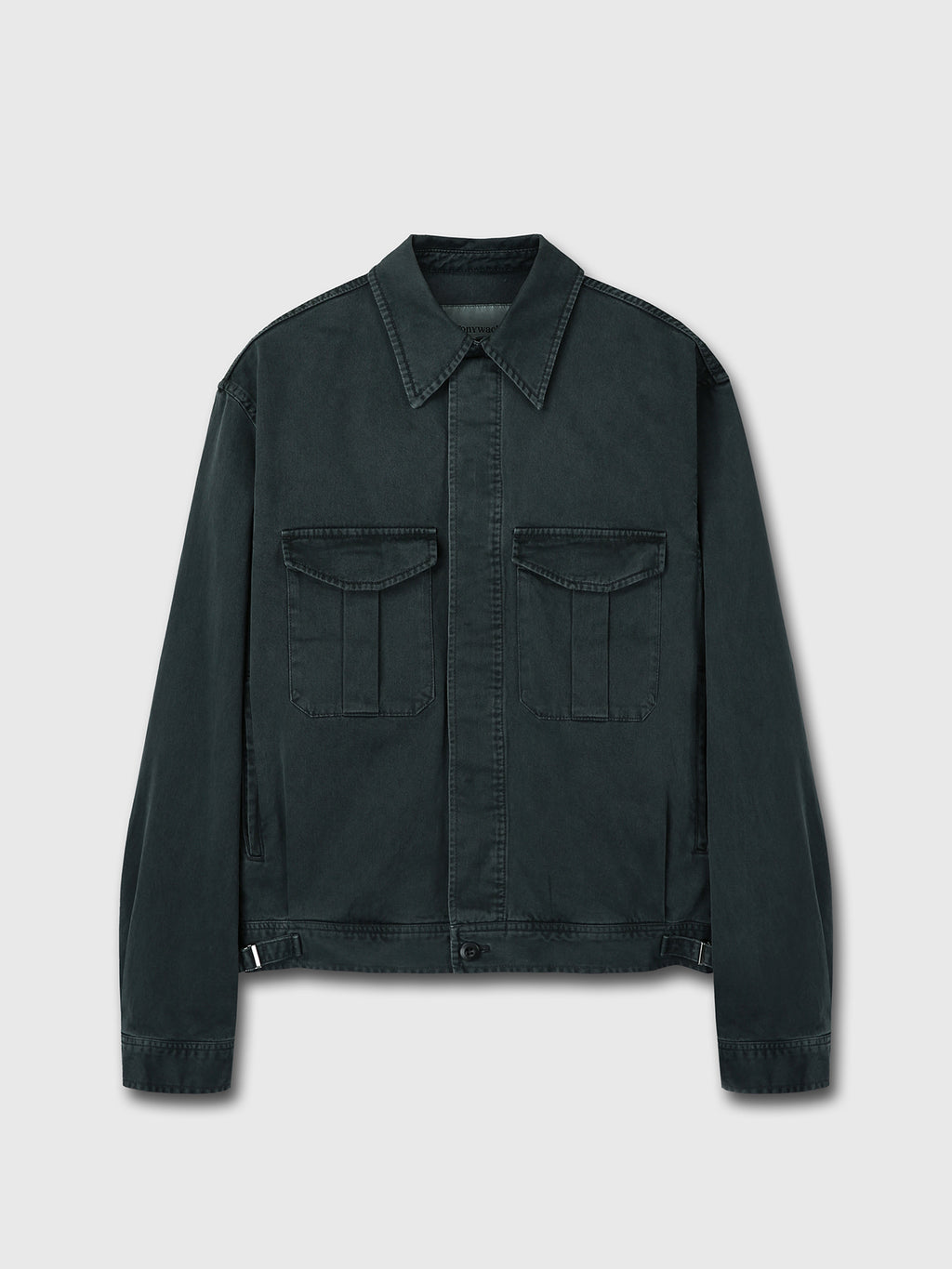 Tonywack - Garment-Dyed Cotton Officer Jacket (Anthracite) product image 10 | TRAB K-Fashion Australia