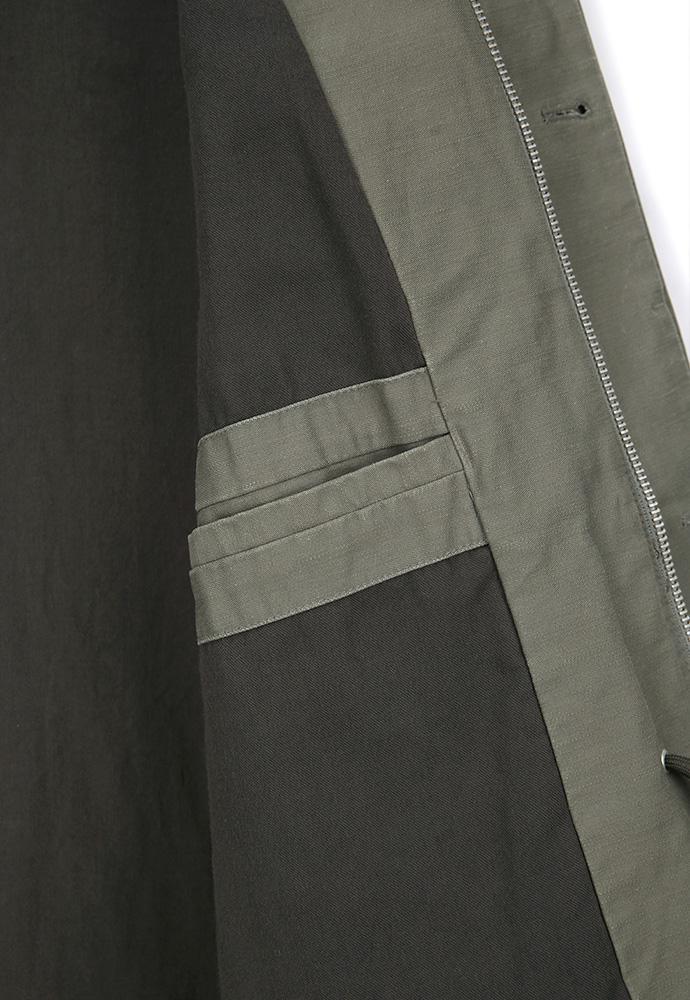 Art if acts - Back satin Garment Field Jacket (Sage Green) product image 12 | TRAB K-Fashion Australia