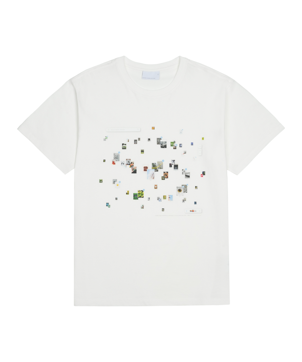 San San Gear - Throwback T-Shirt (White) product image 1 | TRAB K-Fashion Australia