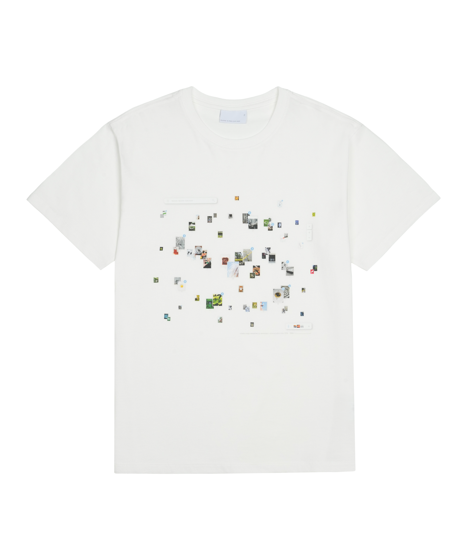 San San Gear - Throwback T-Shirt (White) product image 1 | TRAB K-Fashion Australia