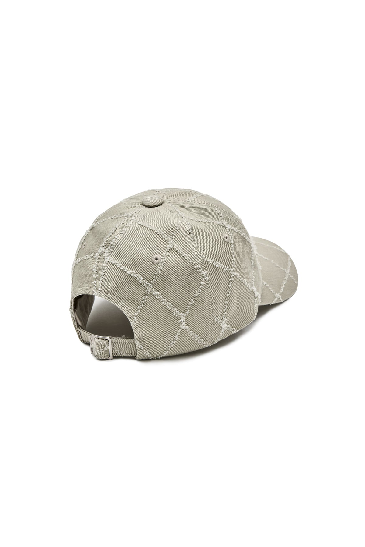Matin Kim - Matin Typo Quilted Ball Cap (Light Khaki) product image 3 | TRAB K-Fashion Australia