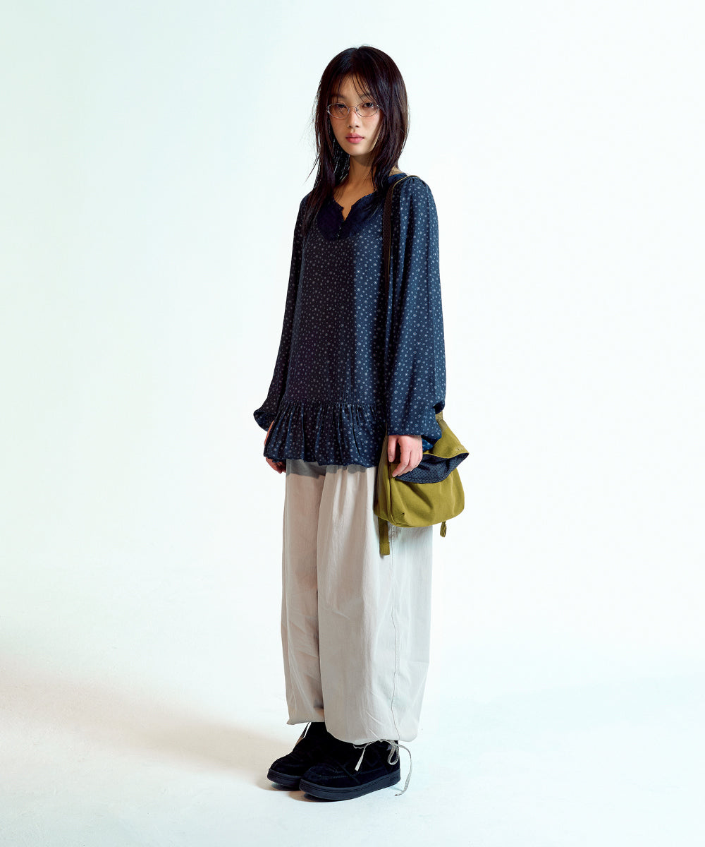 Coyseio - Dudu Puff Blouse (Navy) product image 15 | TRAB K-Fashion Australia