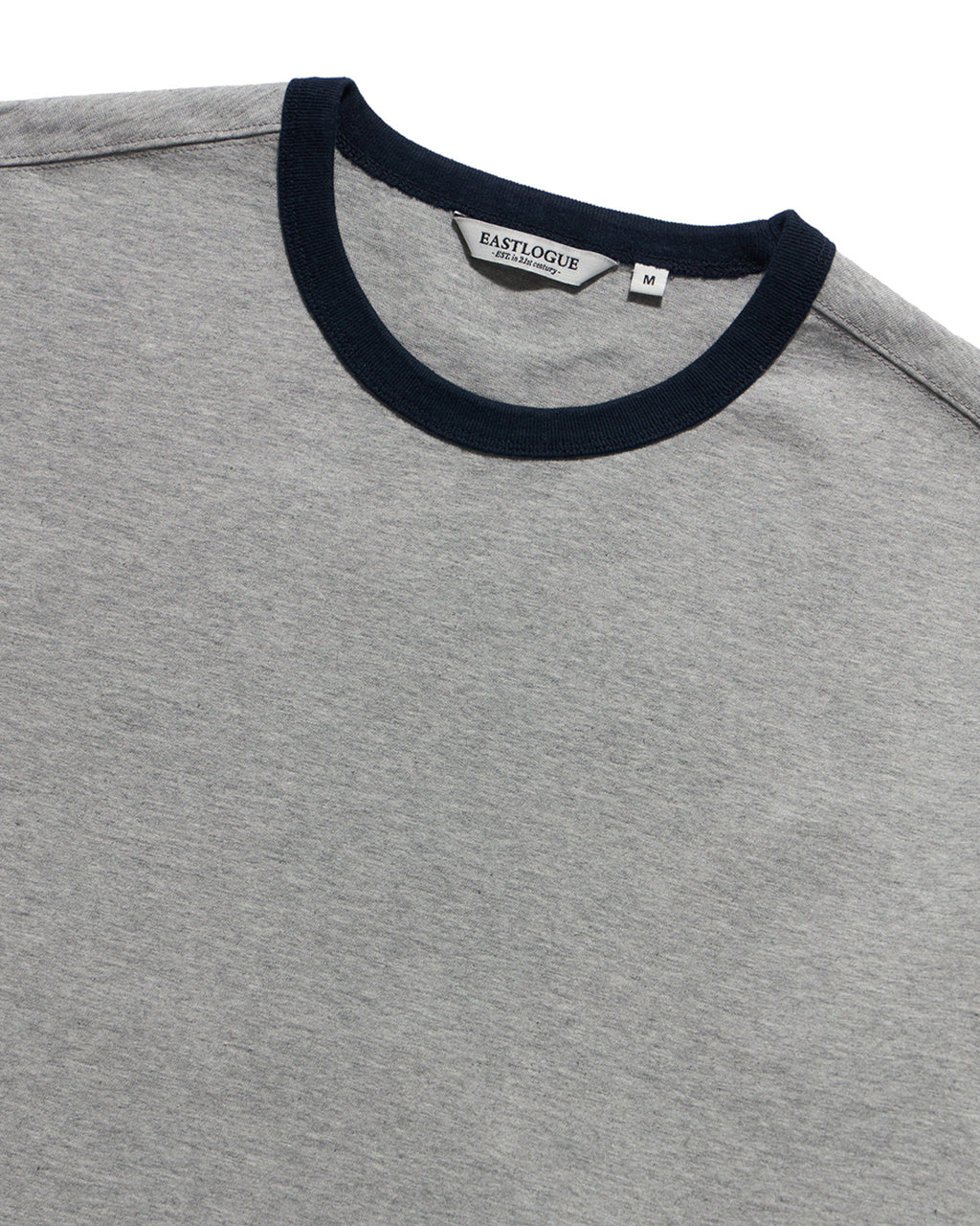 Eastlogue - 11 Ringer L.s T-shirts (Melange Grey & Navy) product image 7 | TRAB K-Fashion Australia