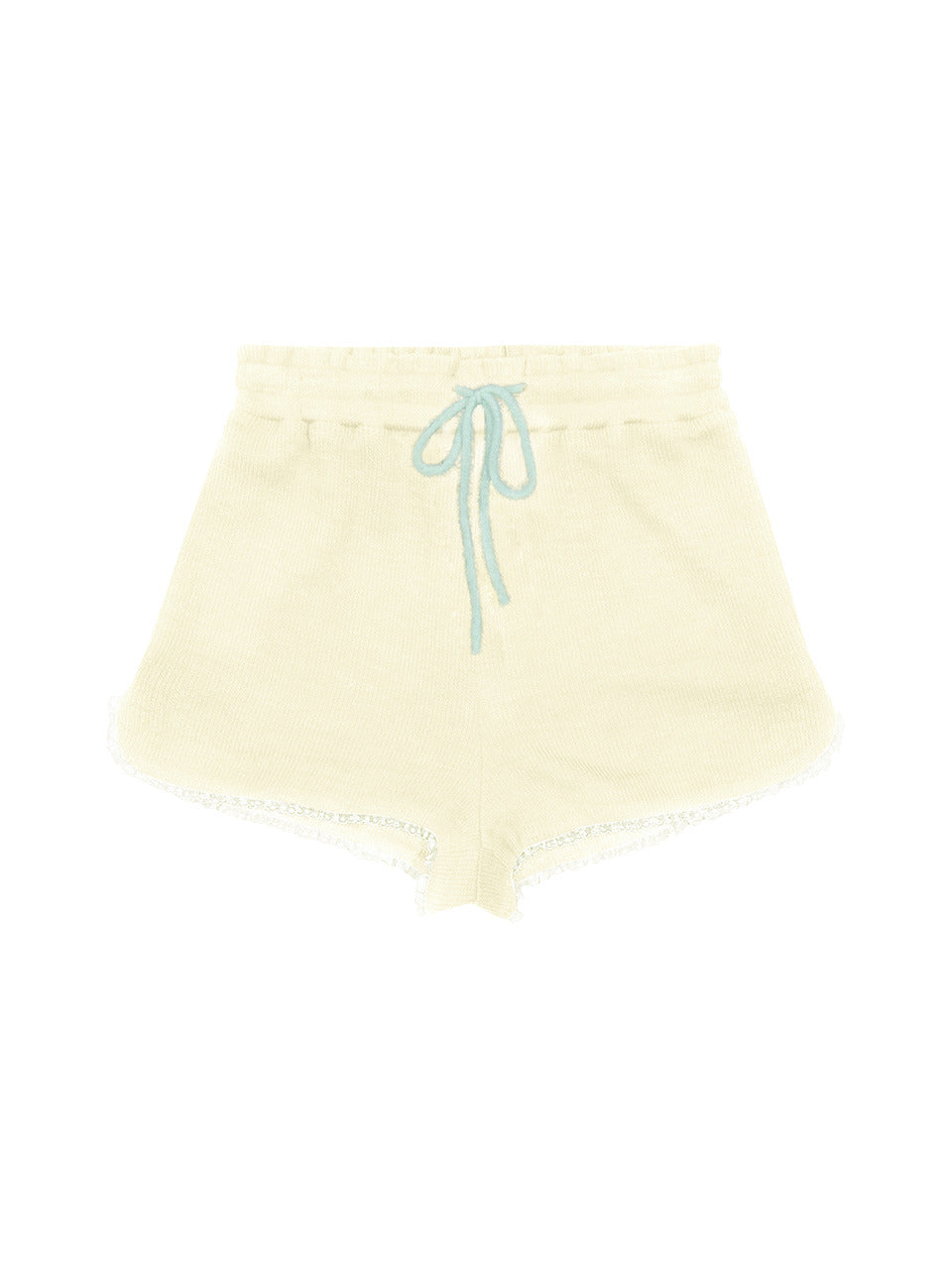 Margarin Fingers - Lace Knit Shorts (Cream) product image 2 | TRAB K-Fashion Australia