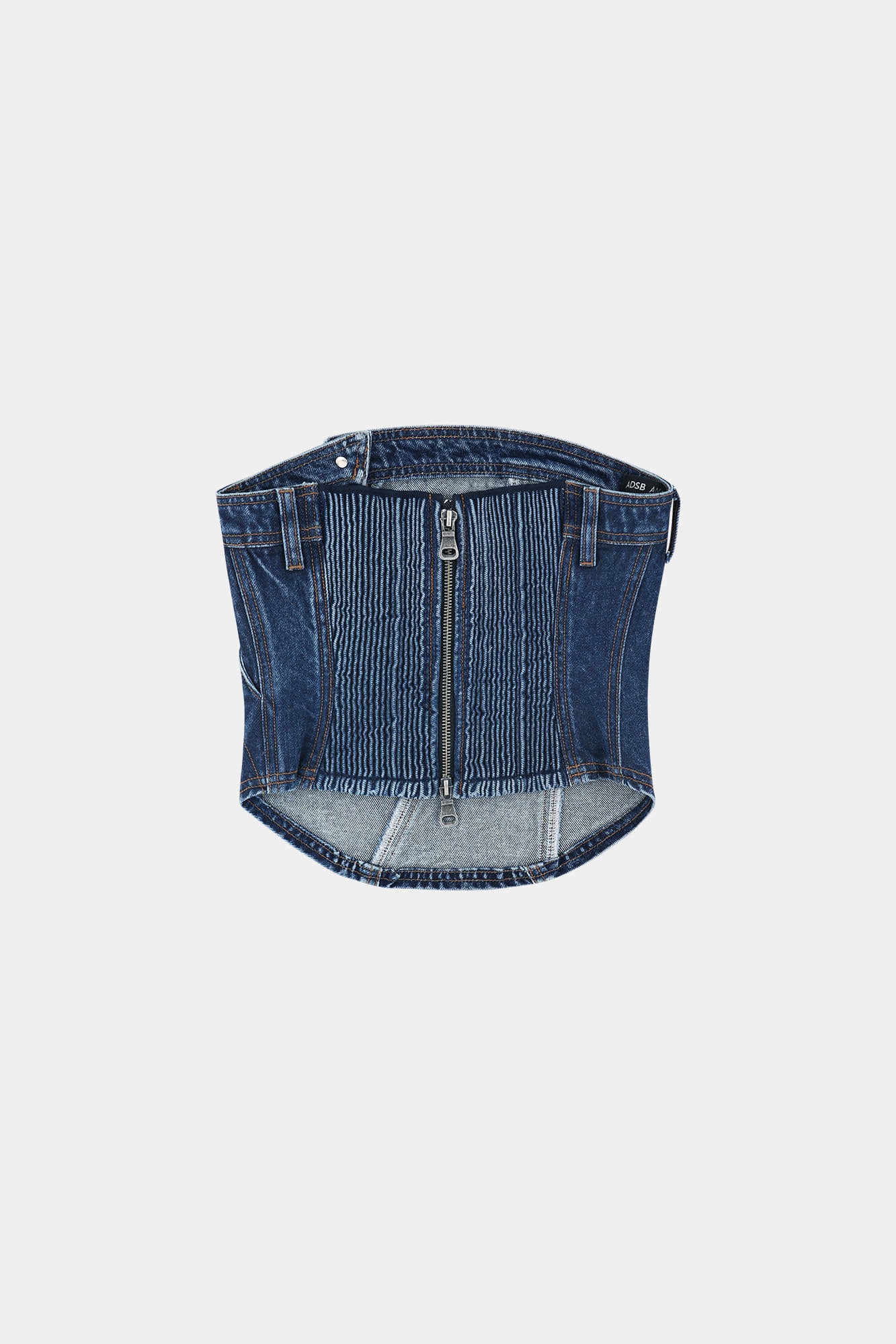 Andersson Bell - Denim Twist Bustier (Blue) product image 11 | TRAB K-Fashion Australia
