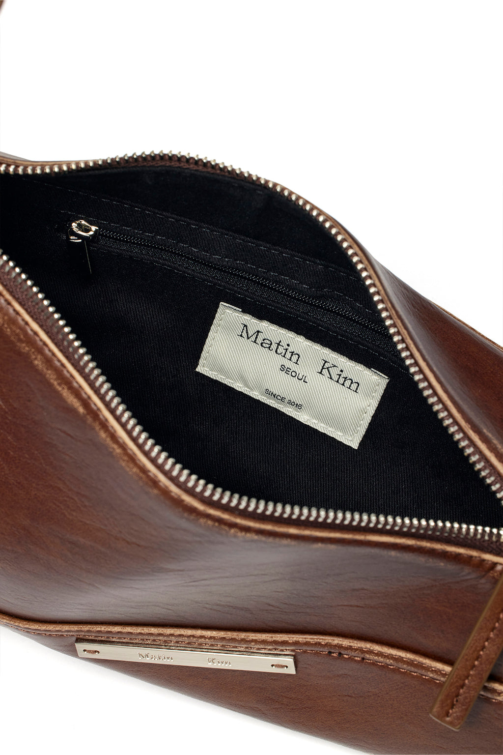 Matin Kim - Dirty Washed Diagonal Bag (Brown) product image 4 | TRAB K-Fashion Australia