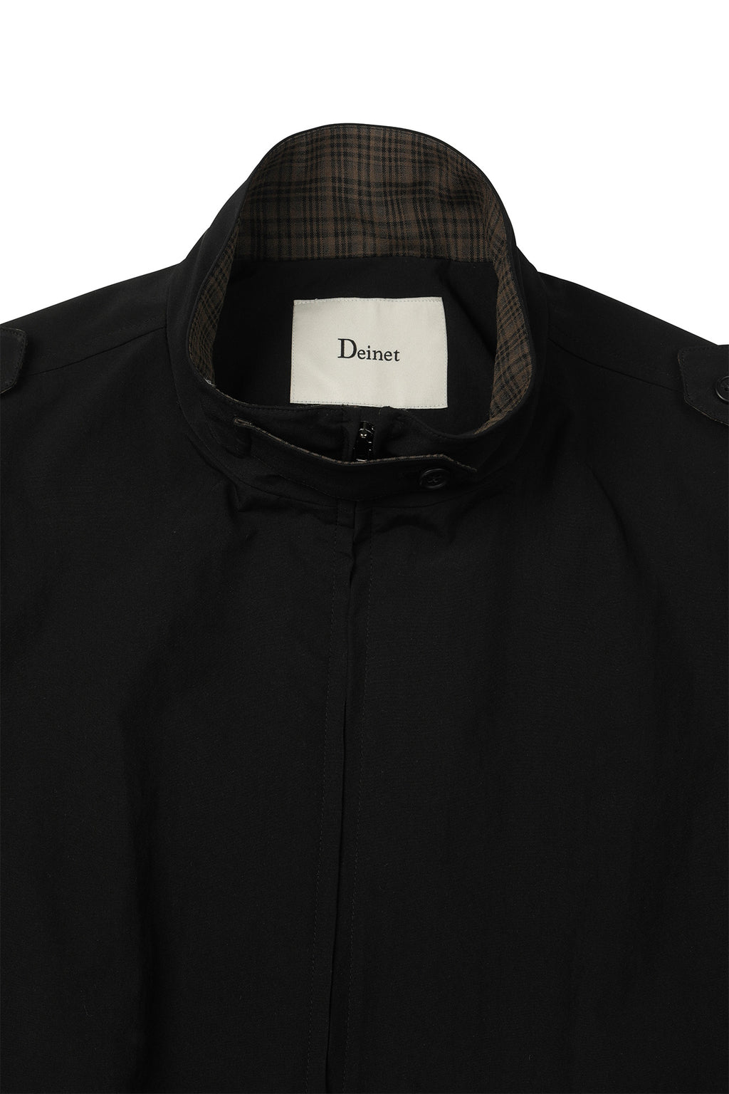 Deinet - Point Check Detail Jacket (Black) product image 10 | TRAB K-Fashion Australia