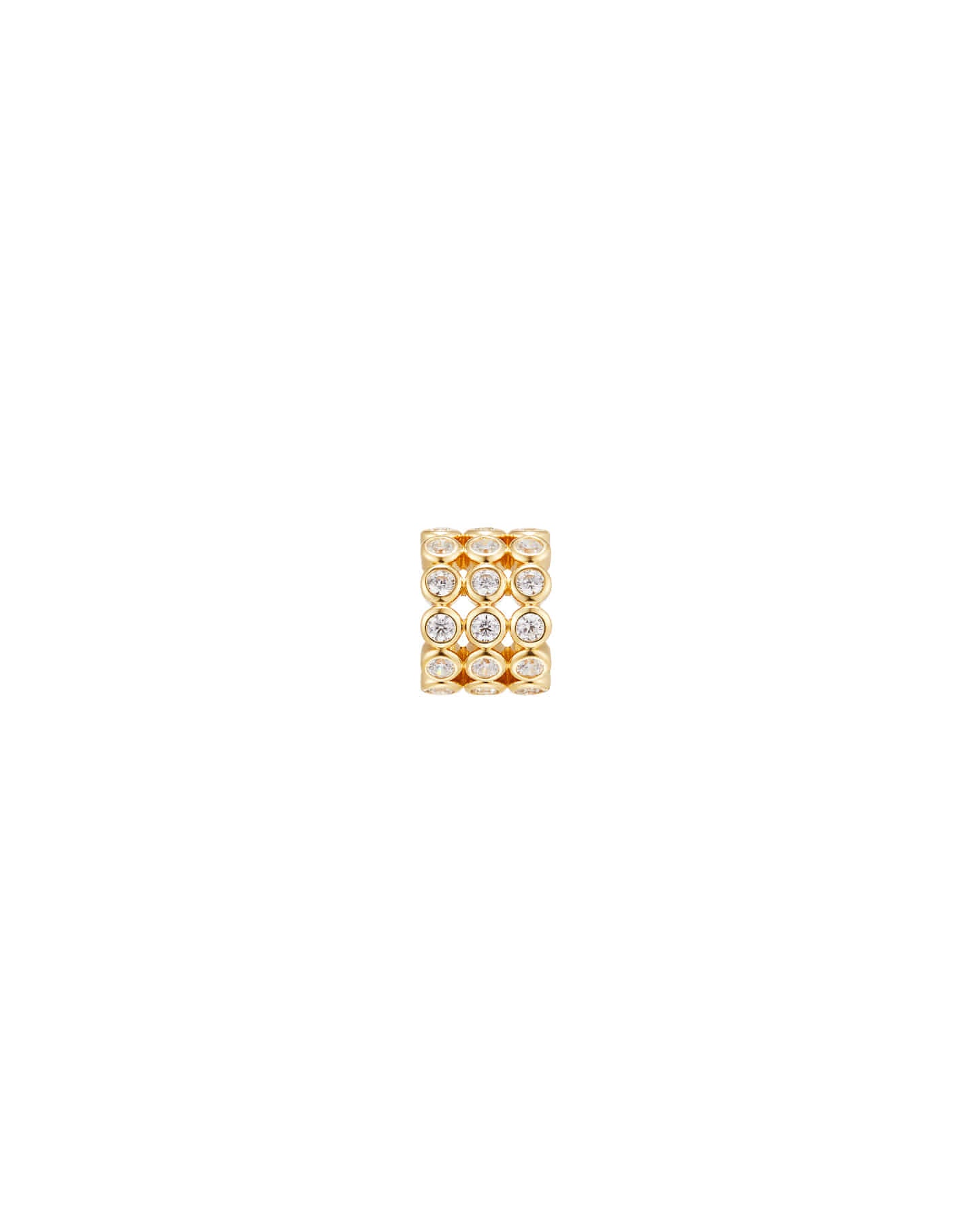 Numbering - Bezel Stone Cylinder Ear Cuff #3225 product image 7 | TRAB K-Fashion Australia