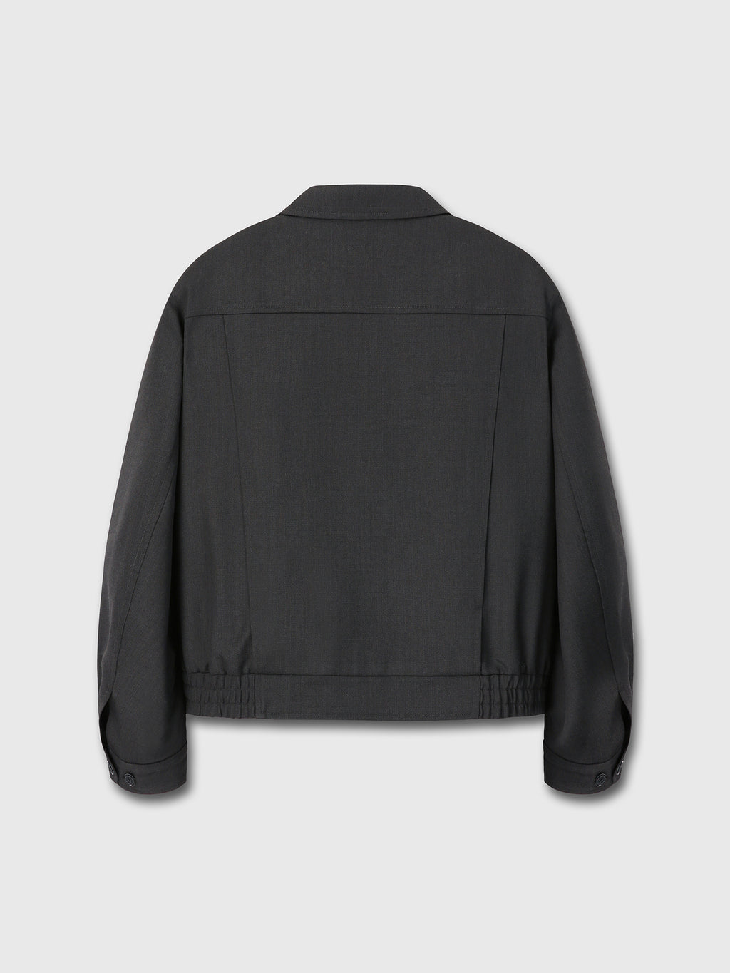Tonywack - Textured Wool Oversized Blouson (Dark Grey) product image 11 | TRAB K-Fashion Australia
