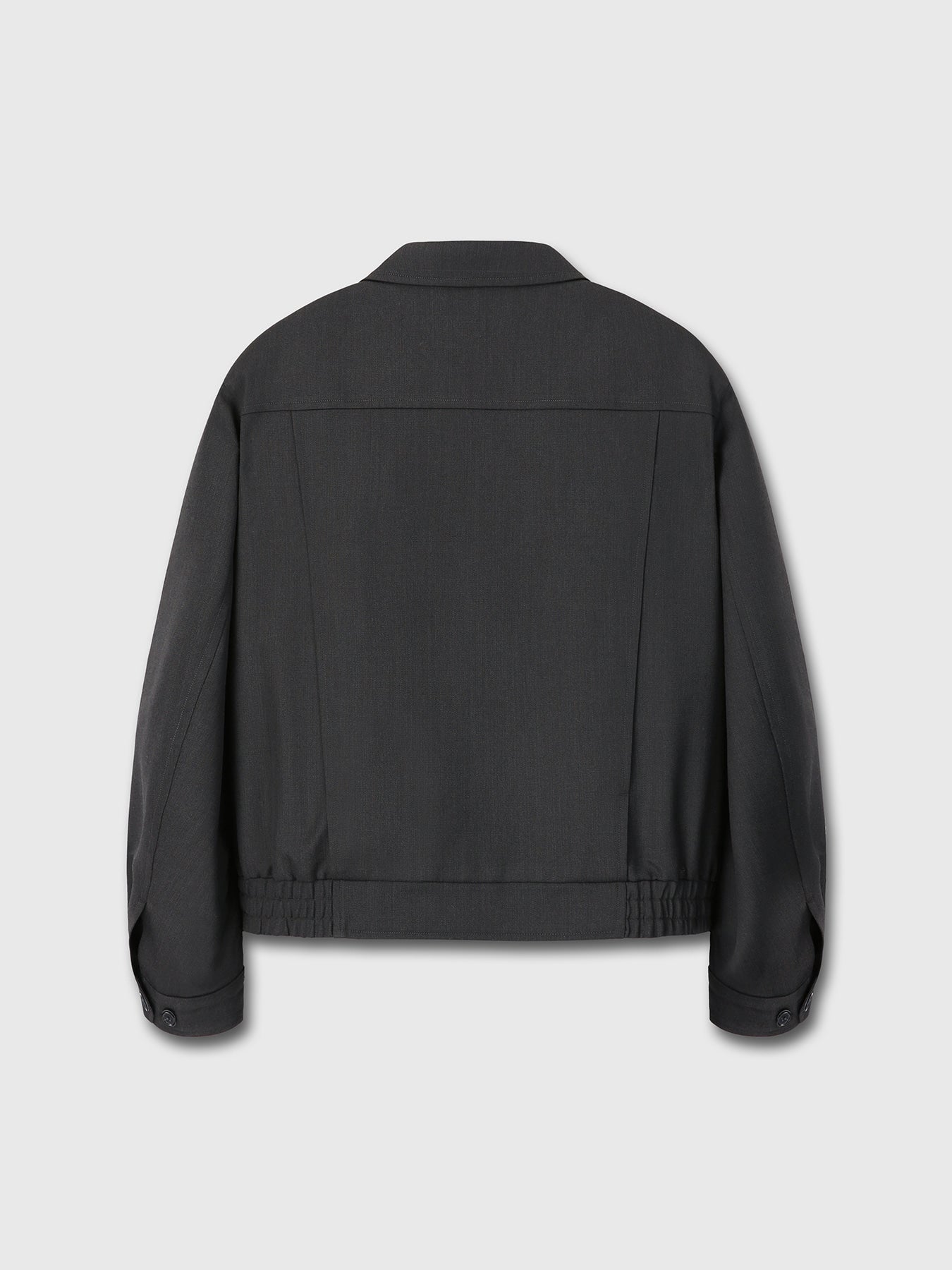Tonywack - Textured Wool Oversized Blouson (Dark Grey) product image 11 | TRAB K-Fashion Australia