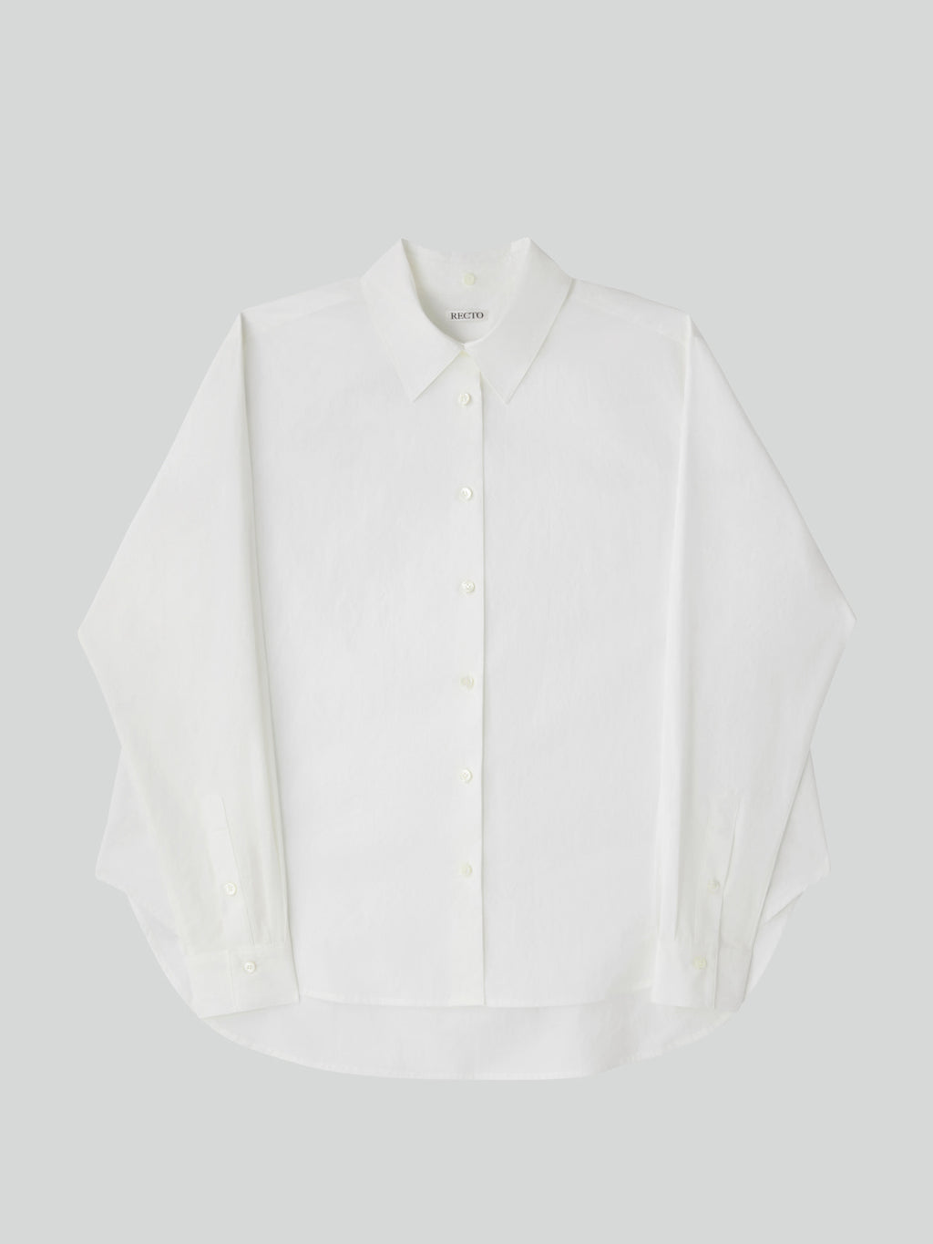 Recto - Detachable Scarf Cotton Shirt (Off White) product image 4 | TRAB K-Fashion Australia