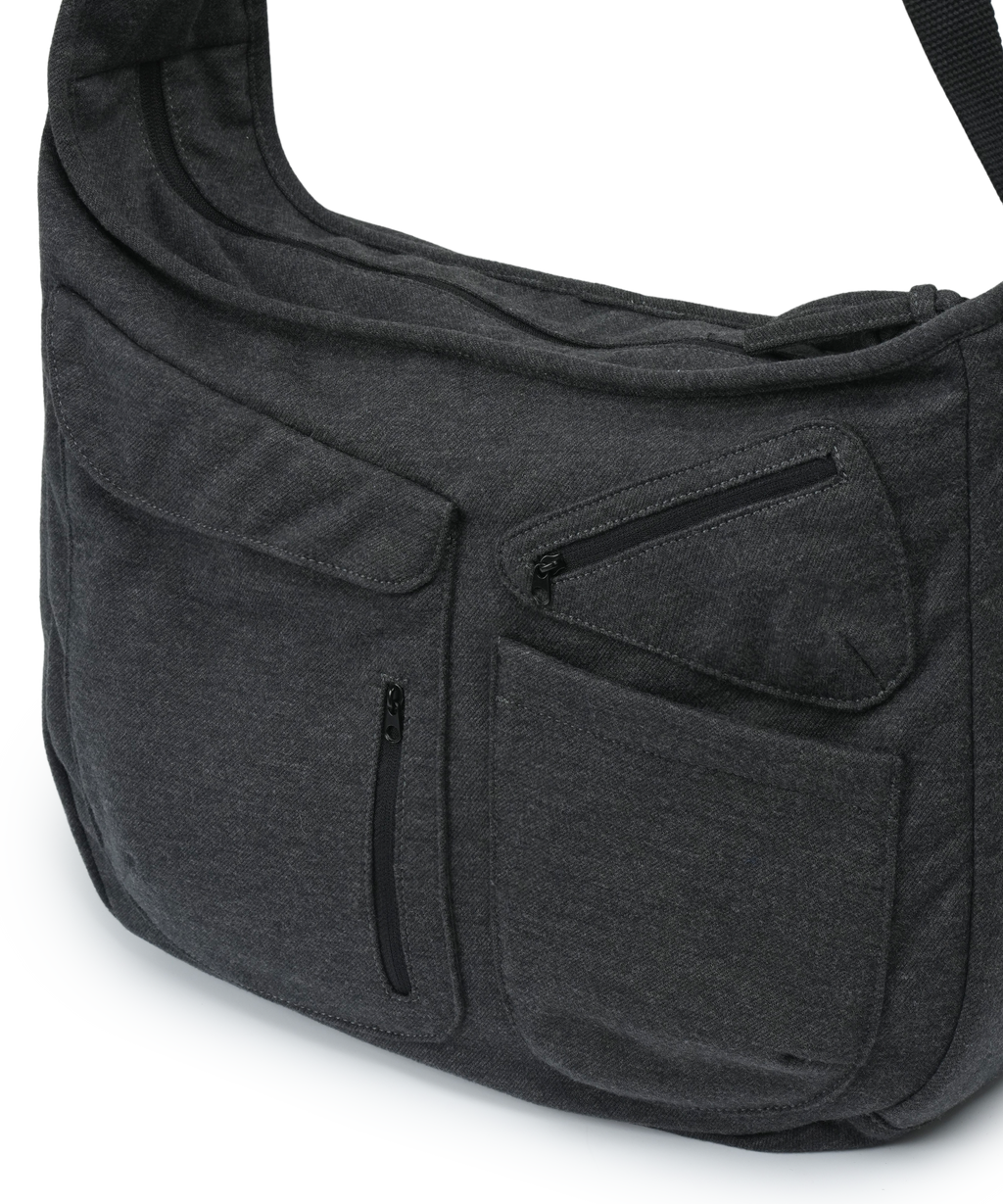 San San Gear - Wool Body Bag (Charcoal) product image 5 | TRAB K-Fashion Australia