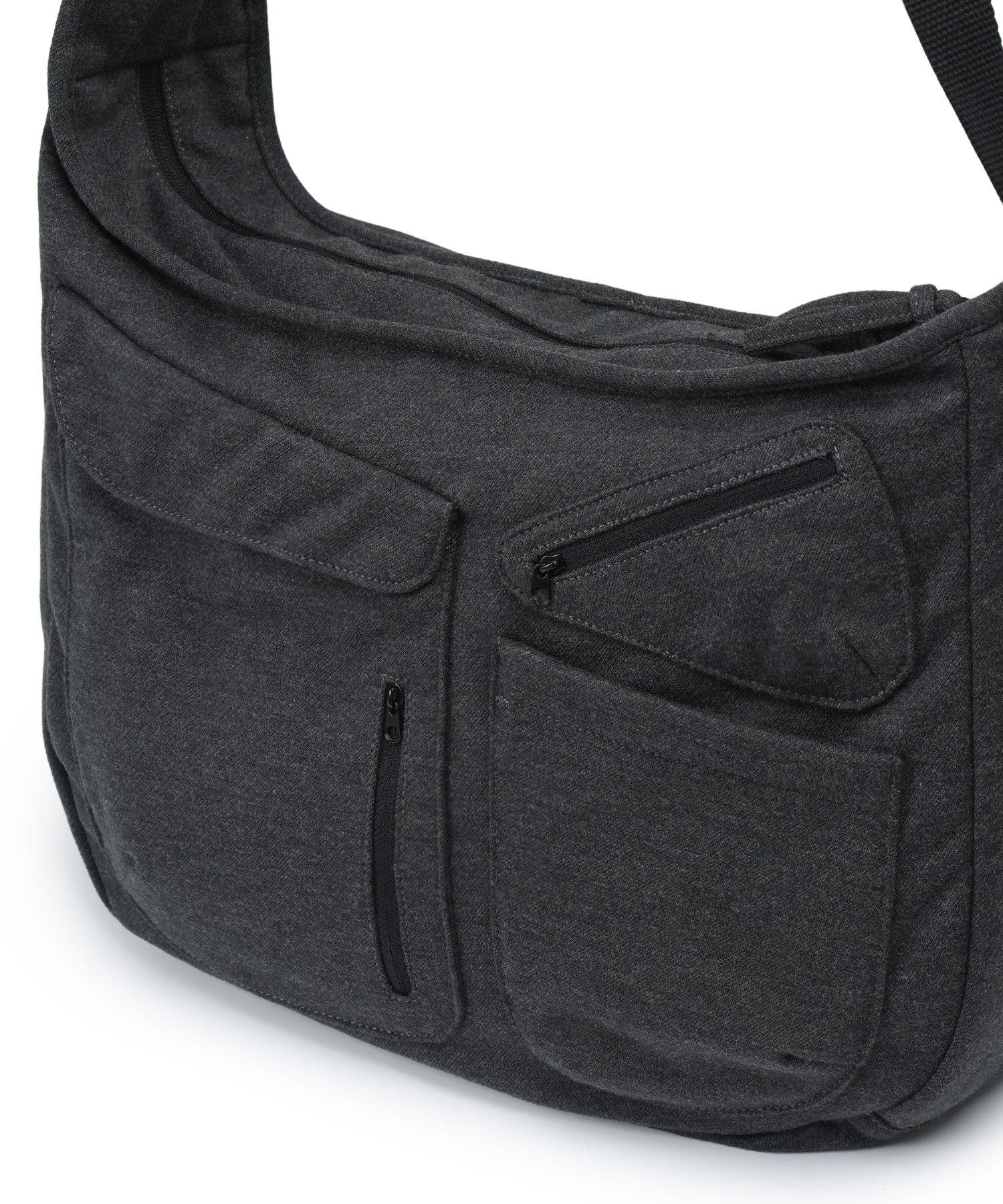 San San Gear - Wool Body Bag (Charcoal) product image 5 | TRAB K-Fashion Australia