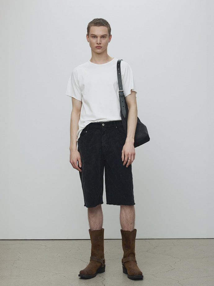 Tonywack - Raw Edge Washed T-Shirt (Off White) product image 2 | TRAB K-Fashion Australia