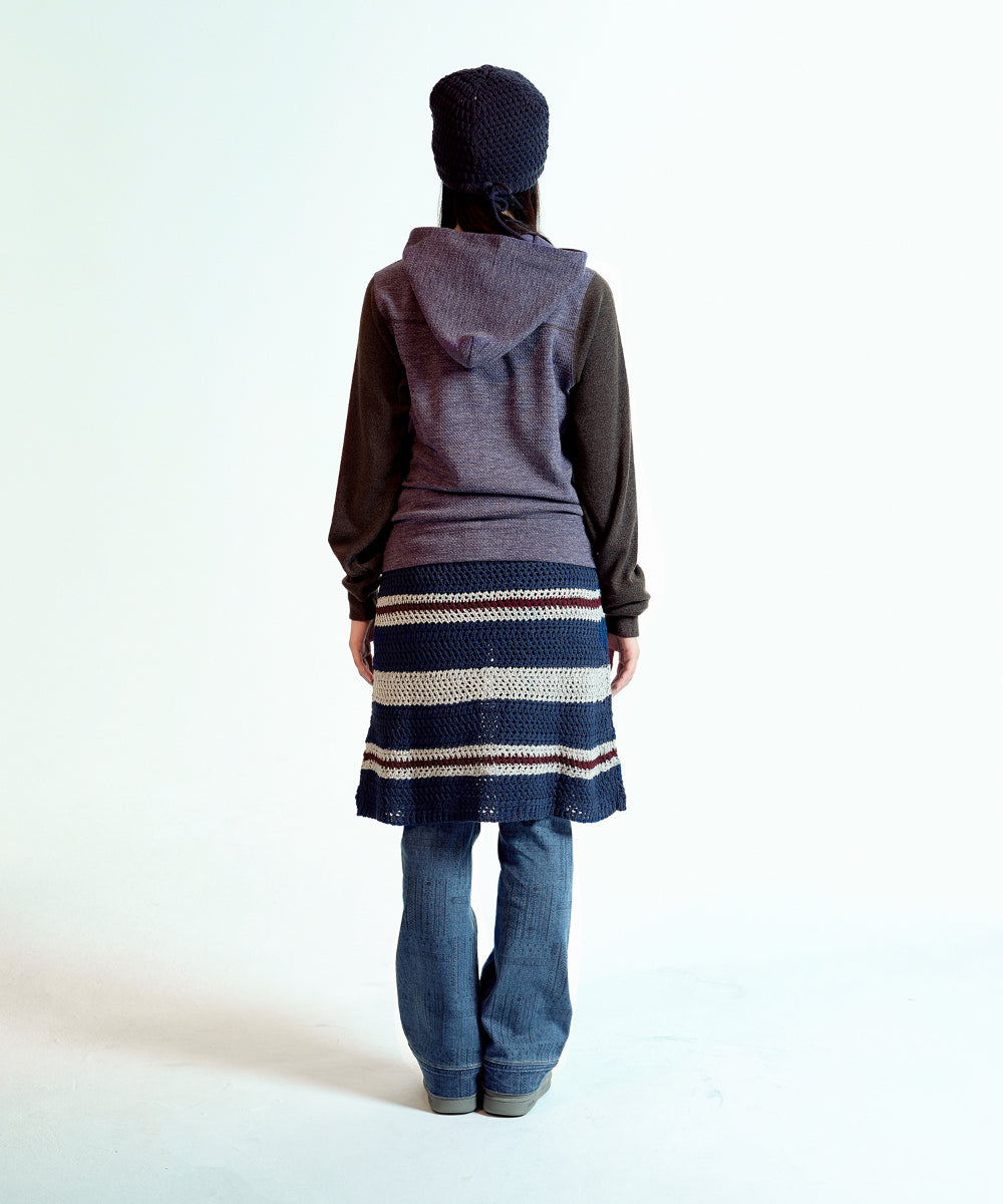 Coyseio - Button Pocket Zip-Up Hoodie (Purple) product image 9 | TRAB K-Fashion Australia