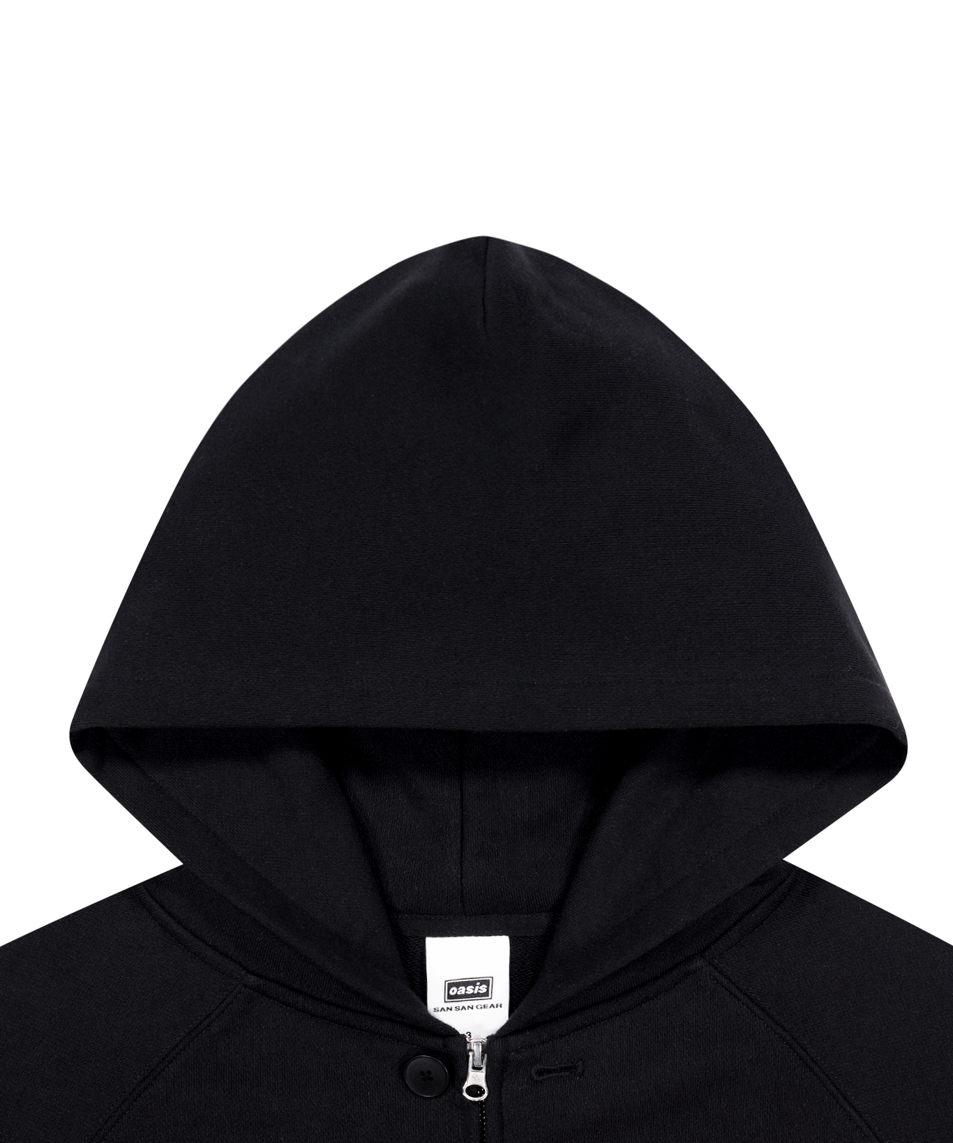 San San Gear - San San Oasis Hoodie Zip-Up (Black) product image 6 | TRAB K-Fashion Australia