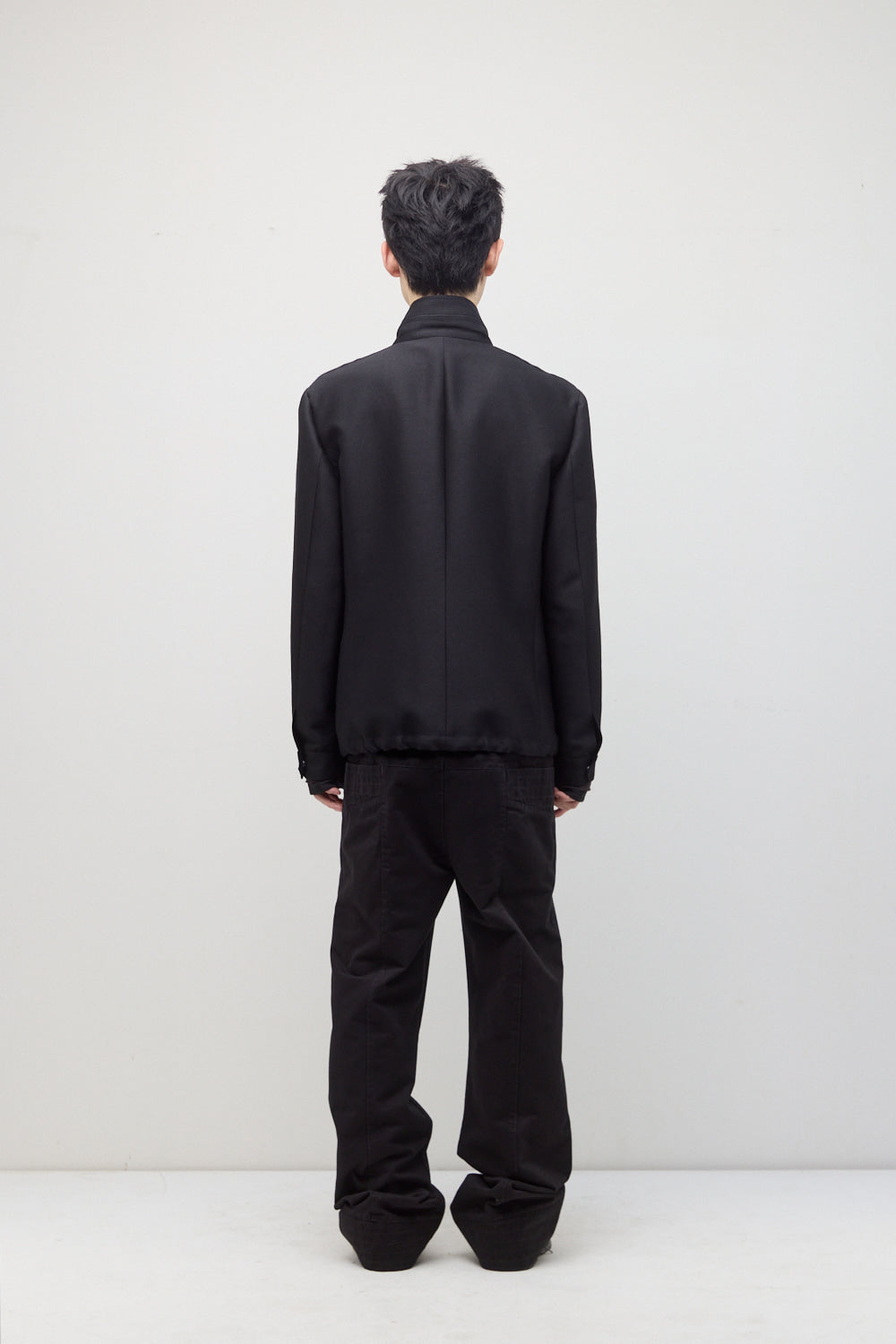 Hatchingroom - Silent M65 Jacket (Wool/Silk Black) product image 5 | TRAB K-Fashion Australia