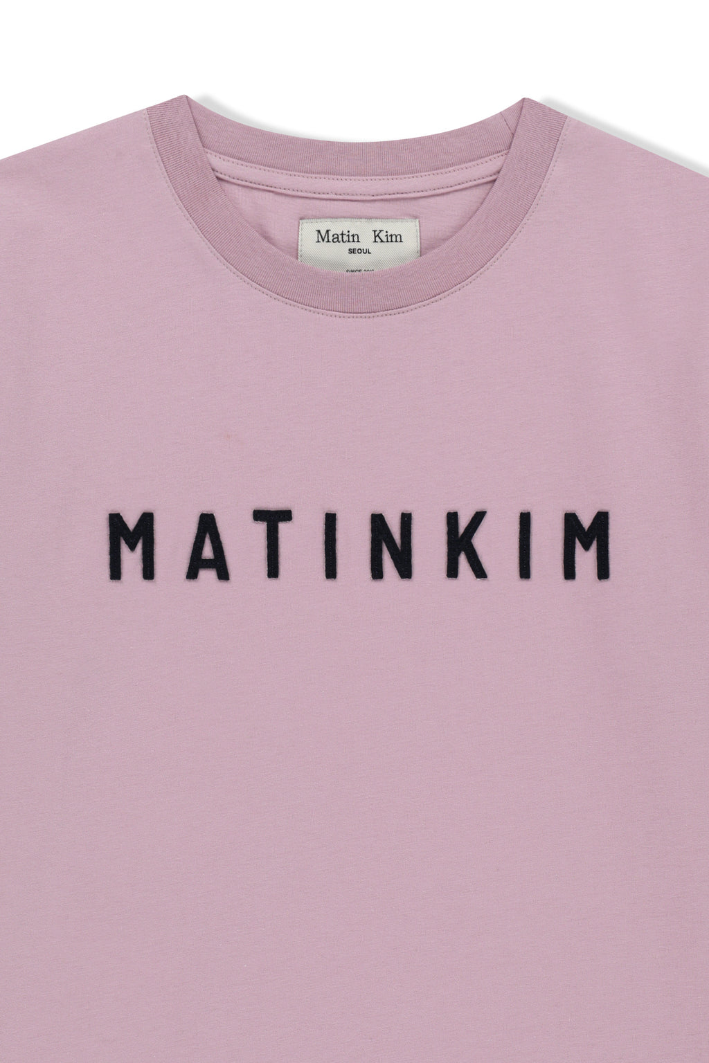Matin Kim - Applique Felt Logo Top (Pink) product image 3 | TRAB K-Fashion Australia