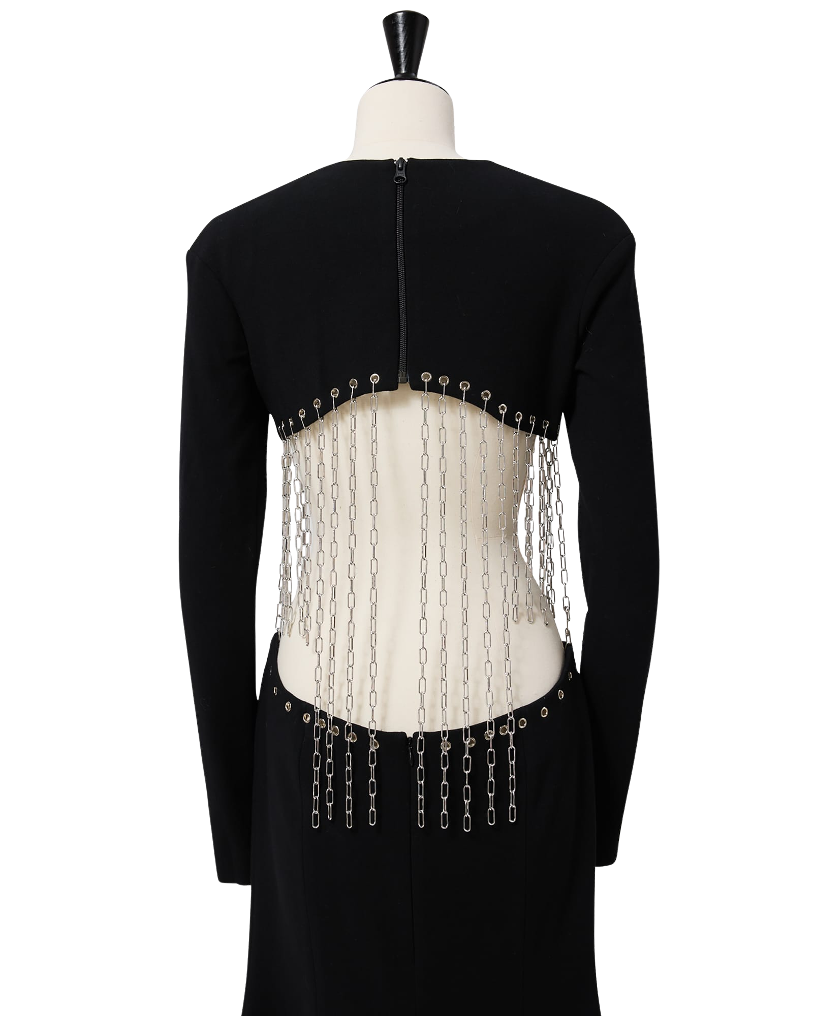 Kimhe Kim - Chain Embellished Waistless Maxi Dress (Black) product image 10 | TRAB K-Fashion Australia