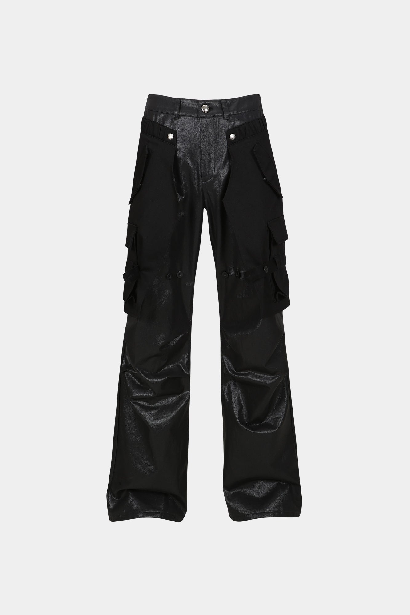 Andersson Bell - Raptor Layered Cargo Pants (Black) product image 11 | TRAB K-Fashion Australia