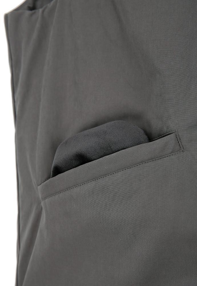 Art if acts - Shawl Collar Down Vest (Charcoal) product image 14 | TRAB K-Fashion Australia