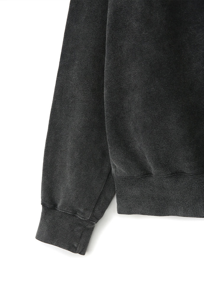 Art if acts - Garment Dyed Half Zipup Sweat (Faded Charcoal) product image 13 | TRAB K-Fashion Australia