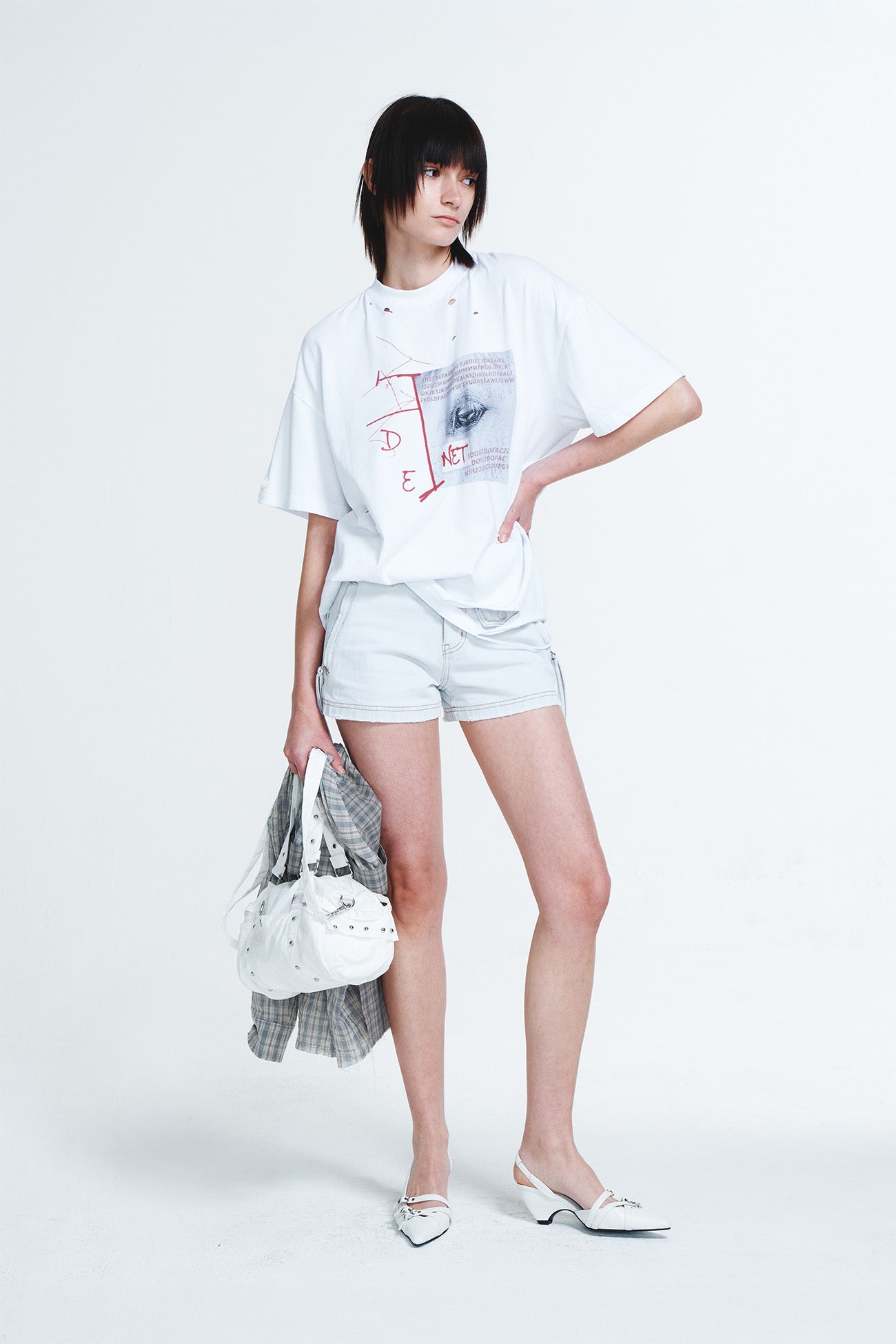 Deinet - Denim Shorts (Ice Blue) product image 5 | TRAB K-Fashion Australia