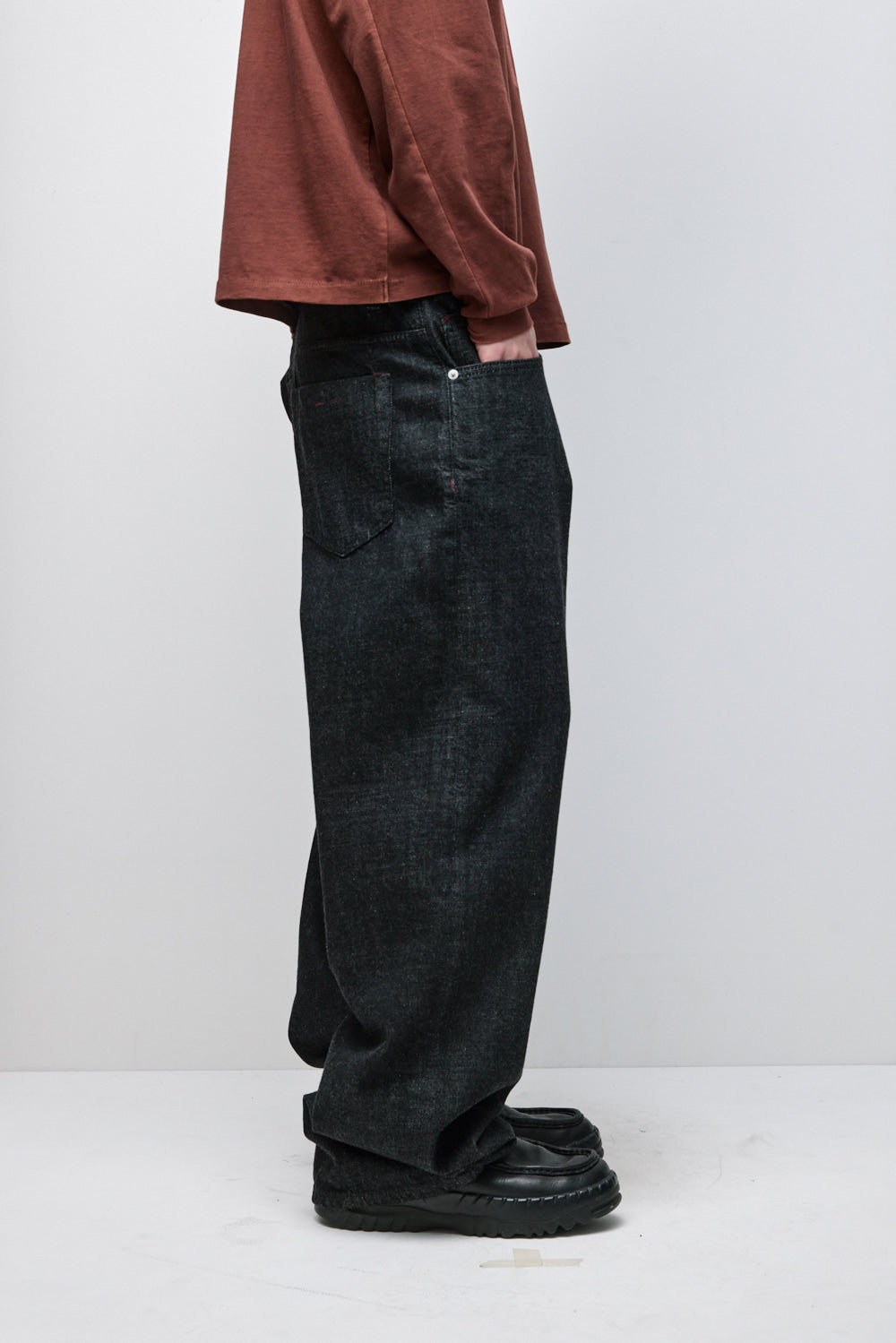 Hatchingroom - Regular Selvedge Jeans (Black) product image 15 | TRAB K-Fashion Australia