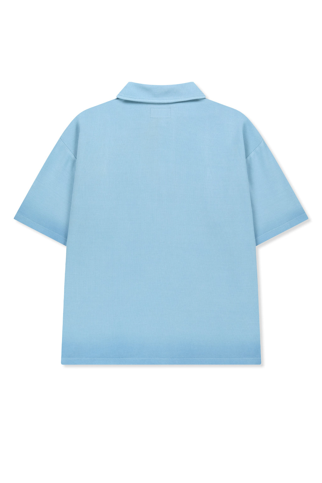 Matin Kim - Small Logo Washed Pique Top (Blue) product image 3 | TRAB K-Fashion Australia