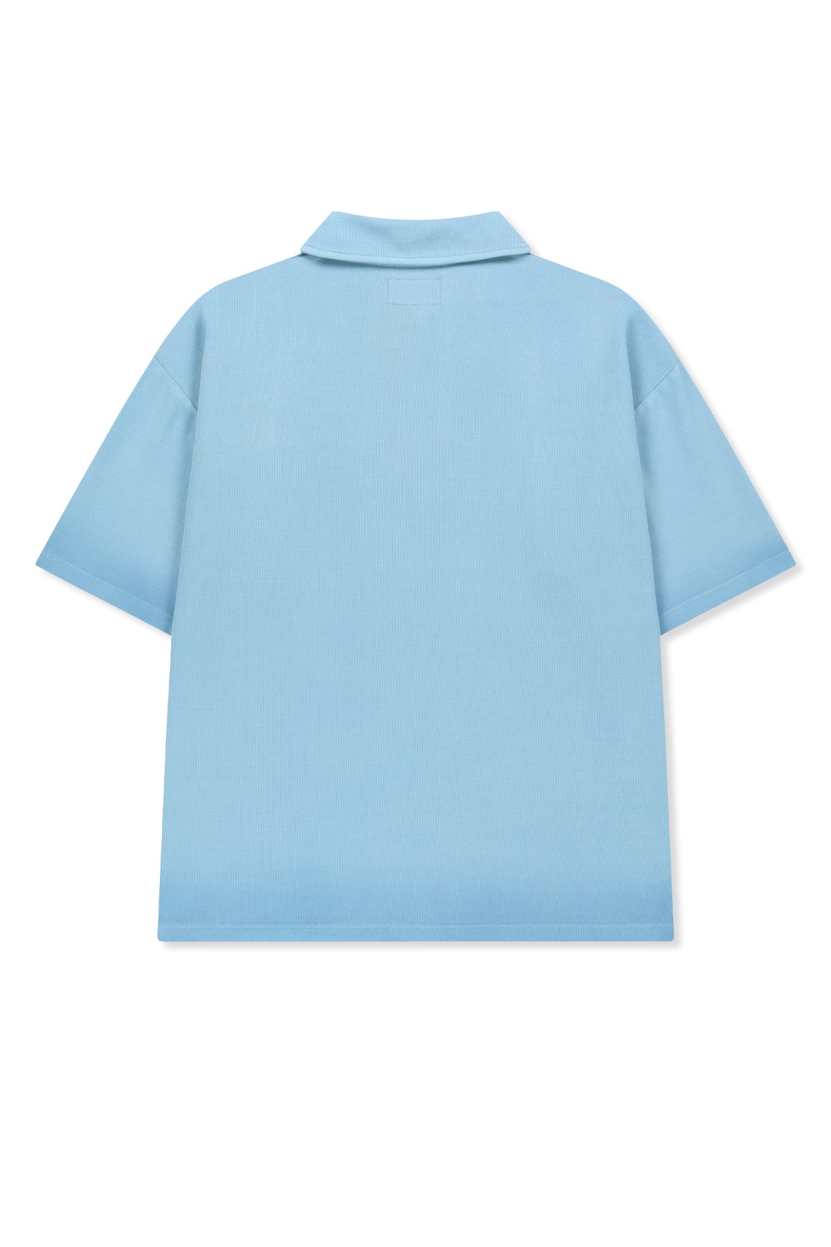 Matin Kim - Small Logo Washed Pique Top (Blue) product image 3 | TRAB K-Fashion Australia