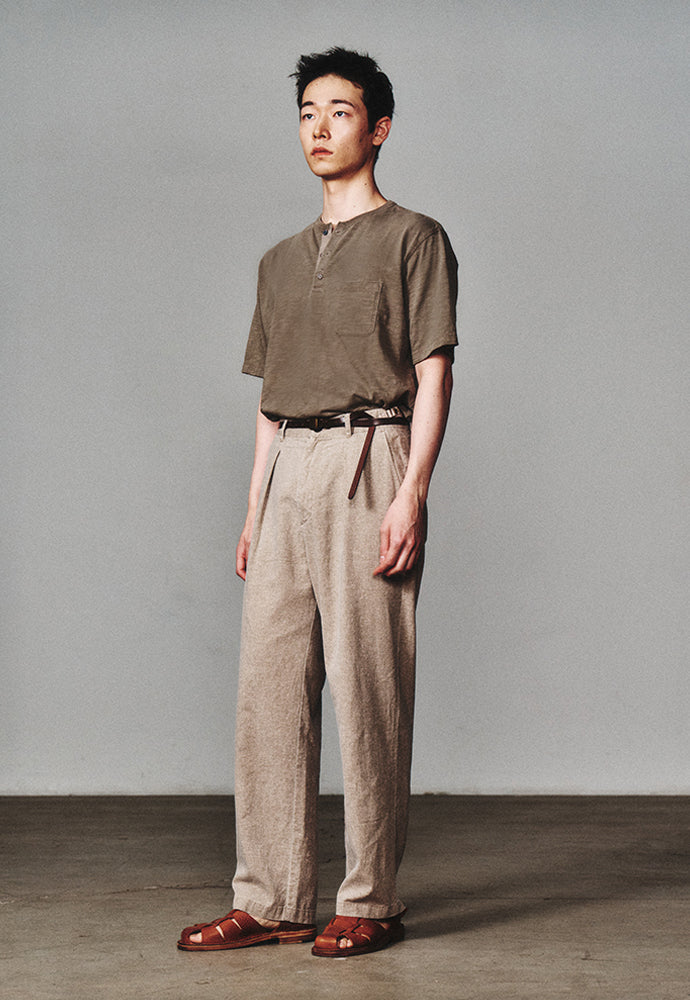 Art if acts - Henley S/S Tee (Mud Brown) product image 3 | TRAB K-Fashion Australia