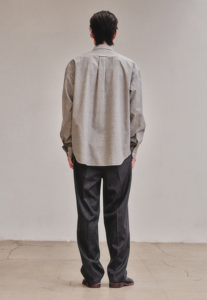Art if acts - Pigment Dyed Stripe Shirt (Cliff) product image 5 | TRAB K-Fashion Australia