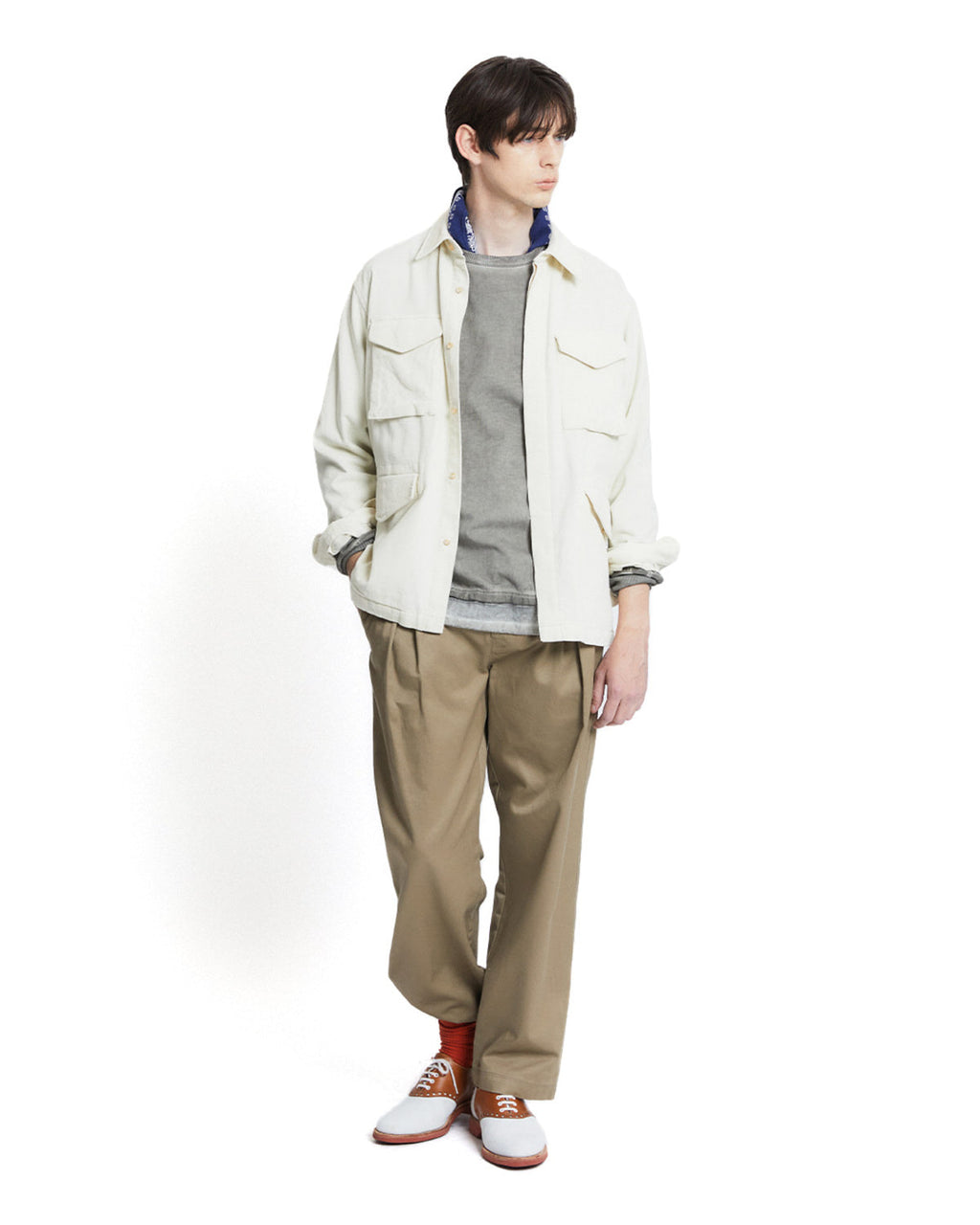 Eastlogue - M-65 Shirts (Ecru Corduroy) product image 4 | TRAB K-Fashion Australia