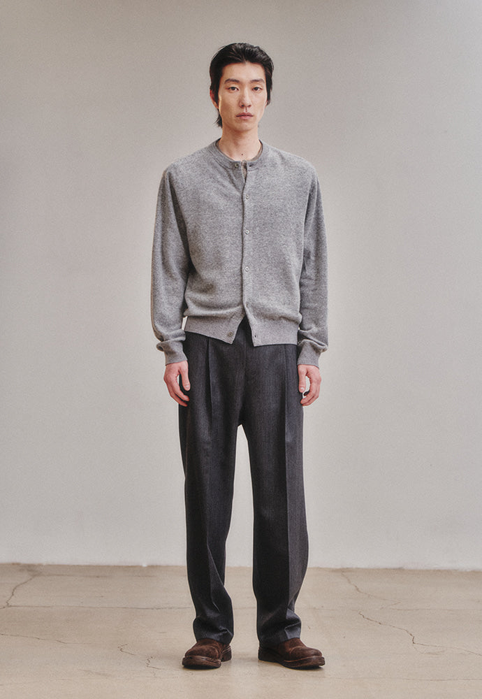 Art if acts - Wholegarment Round Neck Cardigan (Ash) product image 3 | TRAB K-Fashion Australia