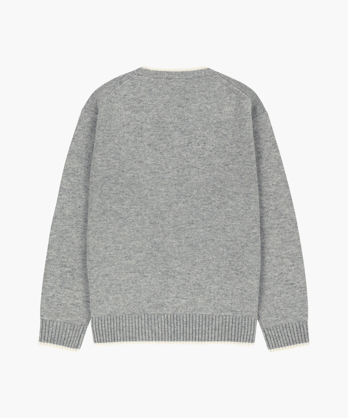 Marithe & Francois Girbaud - Alpes Classic Logo Knit Pullover (Melange Gray) product image 6 | TRAB K-Fashion Australia