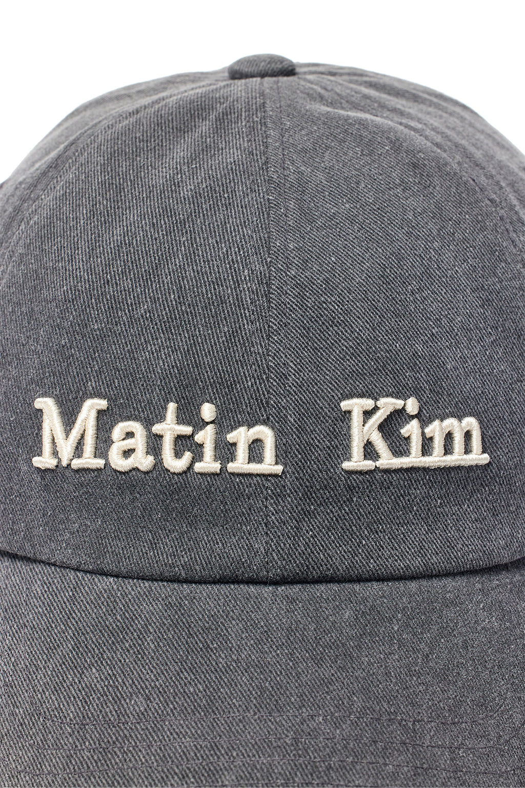 Matin Kim - Matin Classic Logo Ball Cap (Grey) product image 4 | TRAB K-Fashion Australia