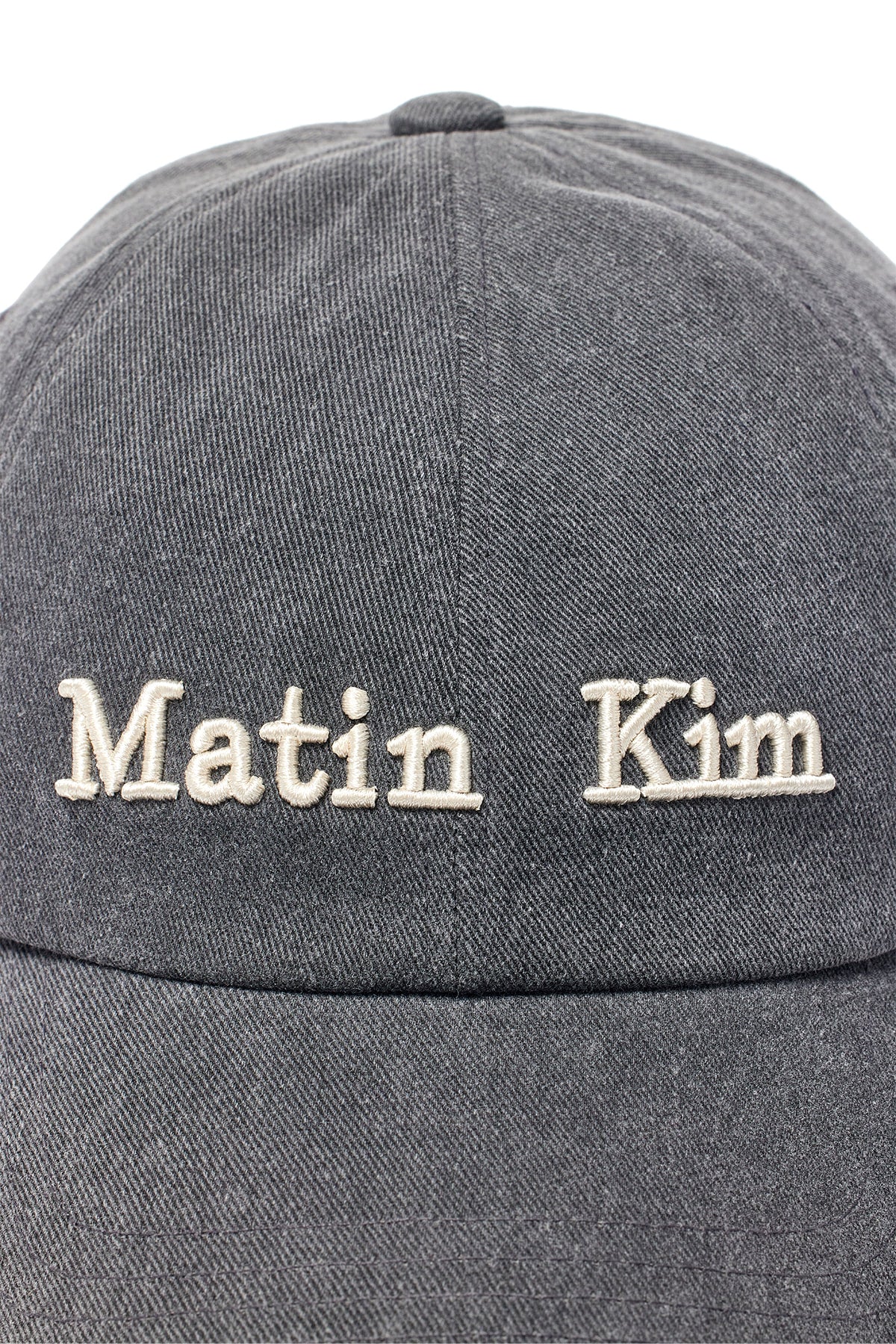 Matin Kim - Matin Classic Logo Ball Cap (Grey) product image 4 | TRAB K-Fashion Australia