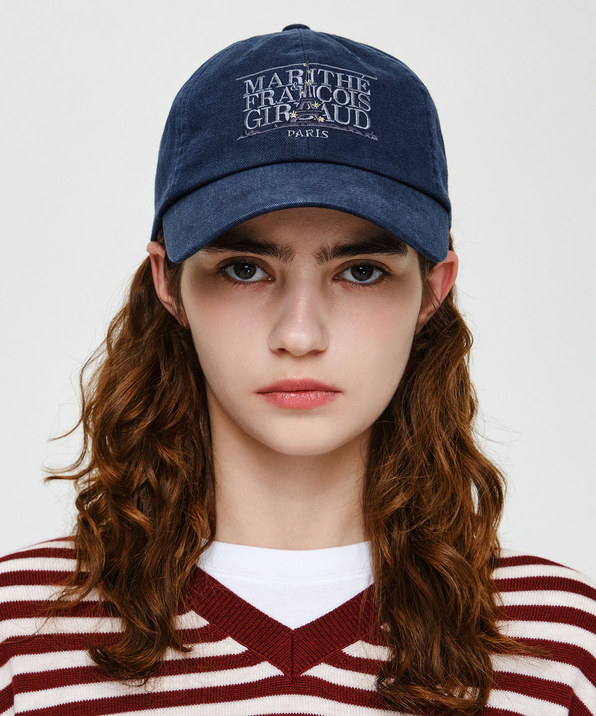 Marithe & Francois Girbaud - Eiffel Classic Logo Cap (Navy) product image 5 | TRAB K-Fashion Australia