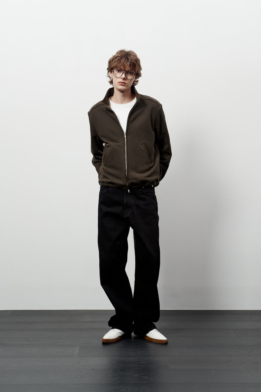 Stu - French Terry Jacket (Brown) product image 9 | TRAB K-Fashion Australia