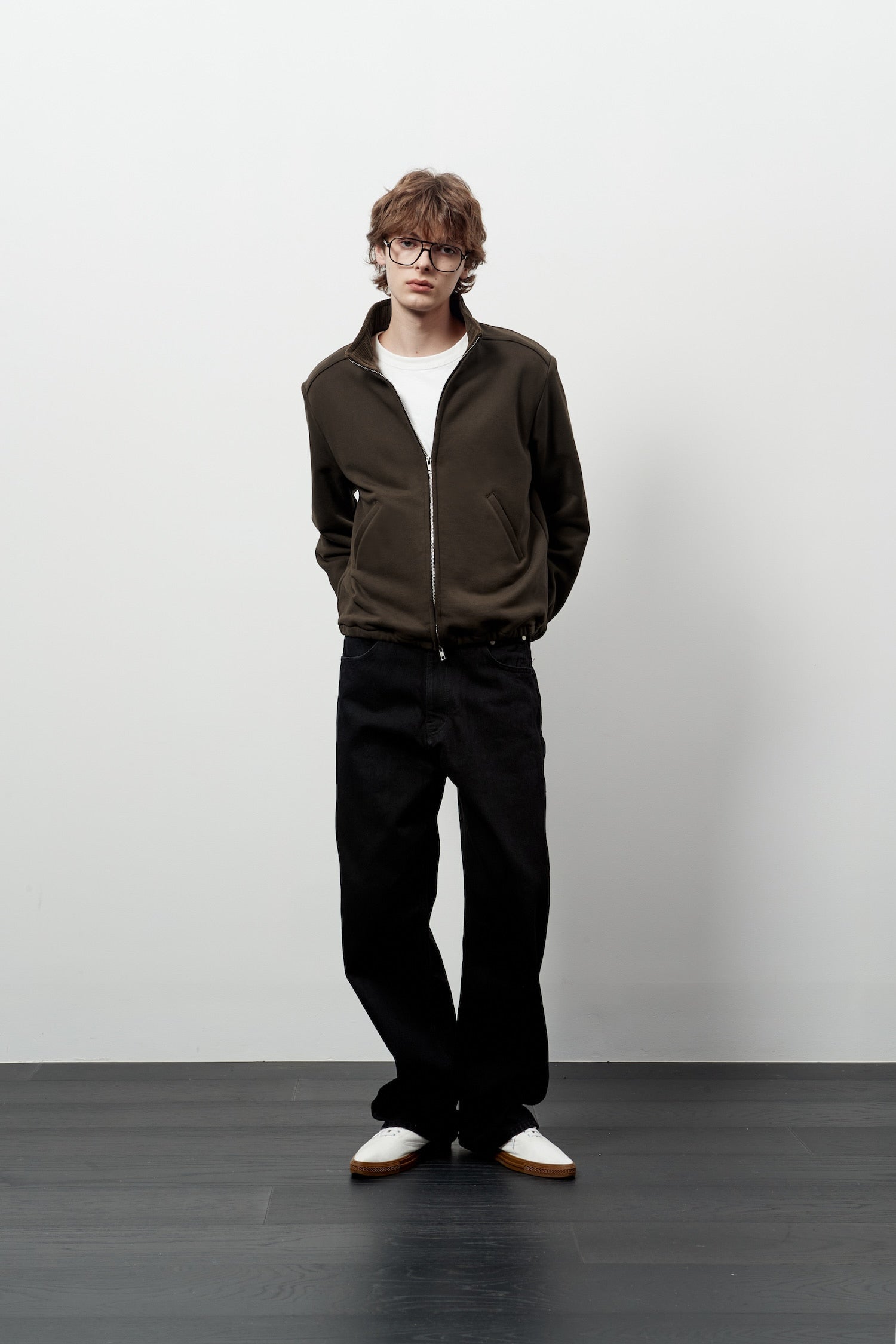 Stu - French Terry Jacket (Brown) product image 9 | TRAB K-Fashion Australia