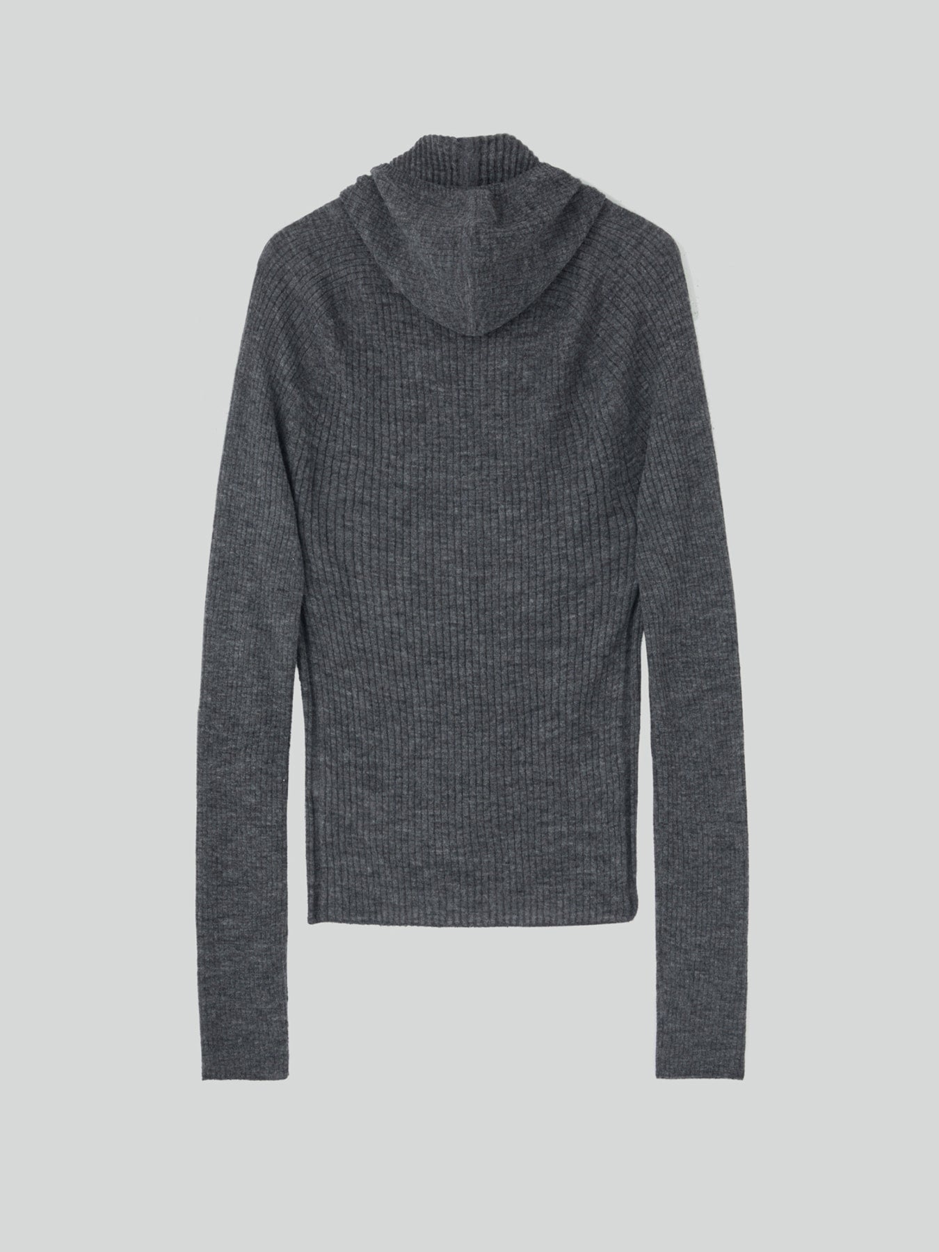 Recto - Slim Fit Balaclava Knit Top (Charcoal Grey) product image 8 | TRAB K-Fashion Australia