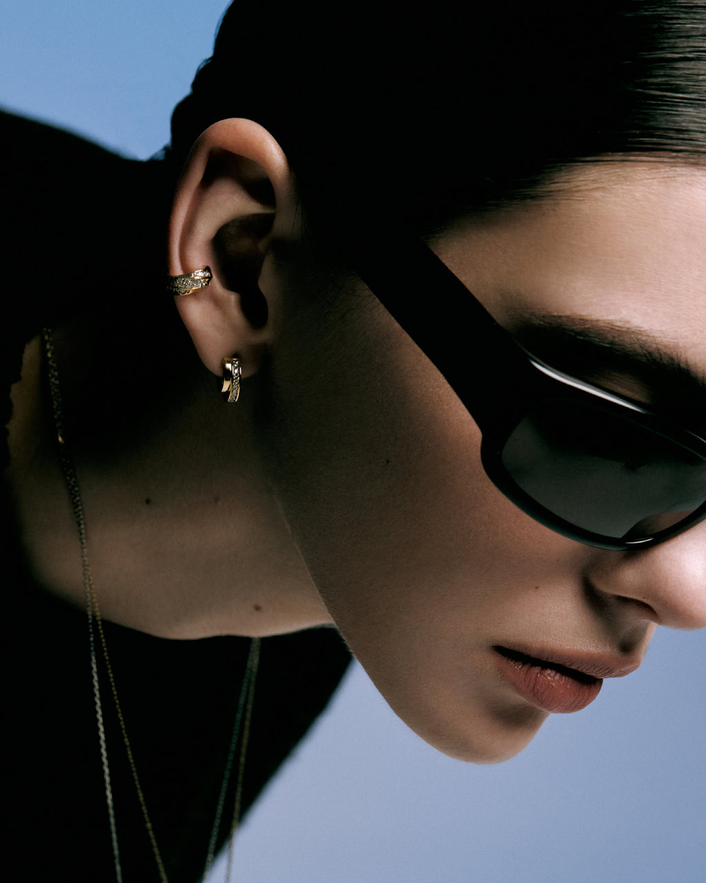 Numbering - Pave Sculpted Wave Ear Cuff #3123 product image 2 | TRAB K-Fashion Australia